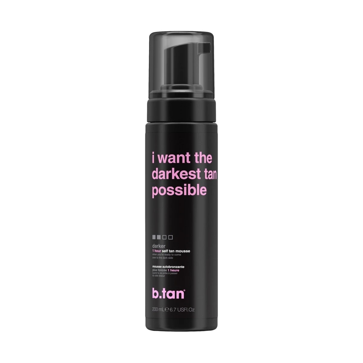 1 b.tan I Want the Darkest Tan Possible Self Tan Mousse 200ml, 1 of 5