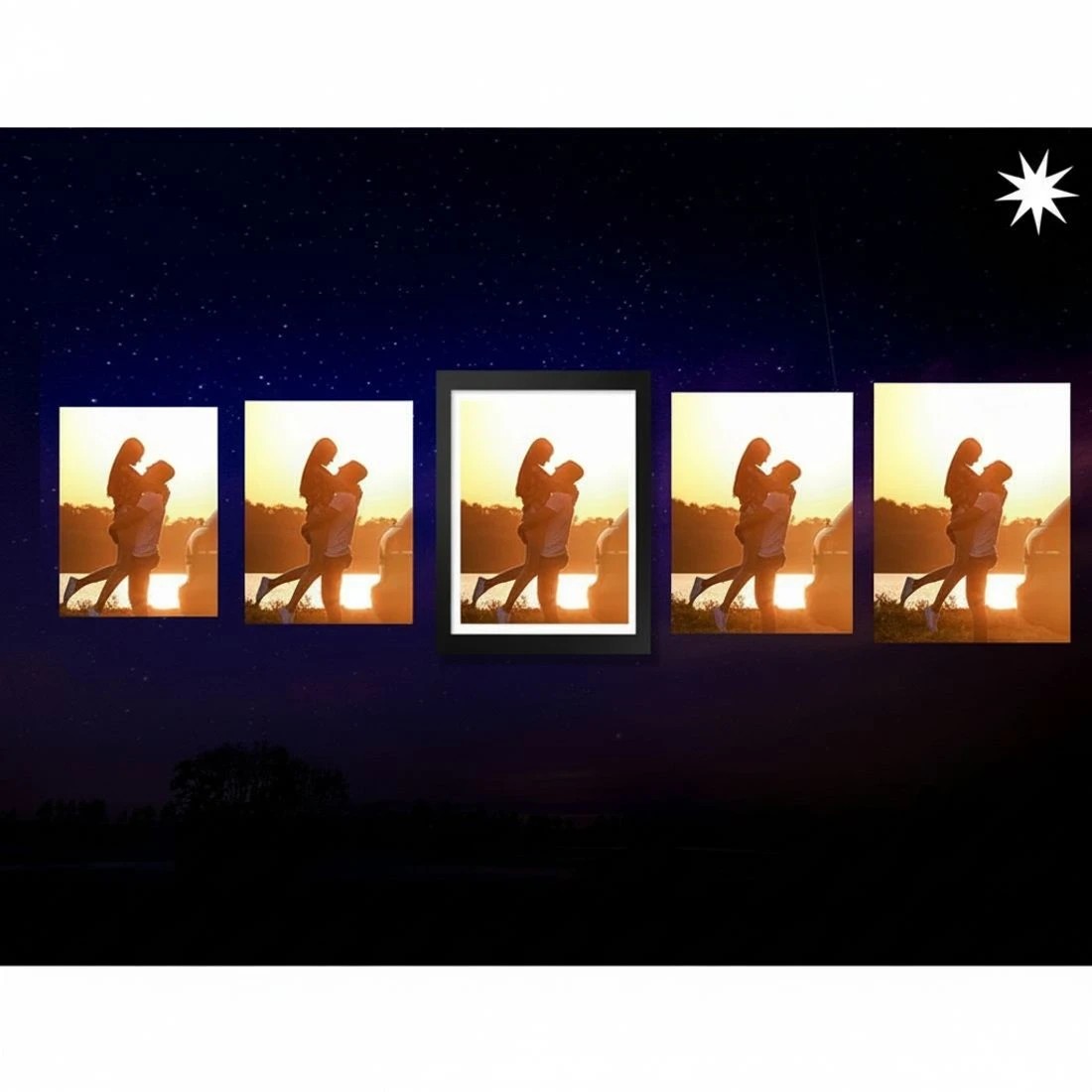 4 Artiss Photo Frames Art Holder 30PCS 8x10" 5x7" 4x6" 3.5x5" - Black, 4 of 6