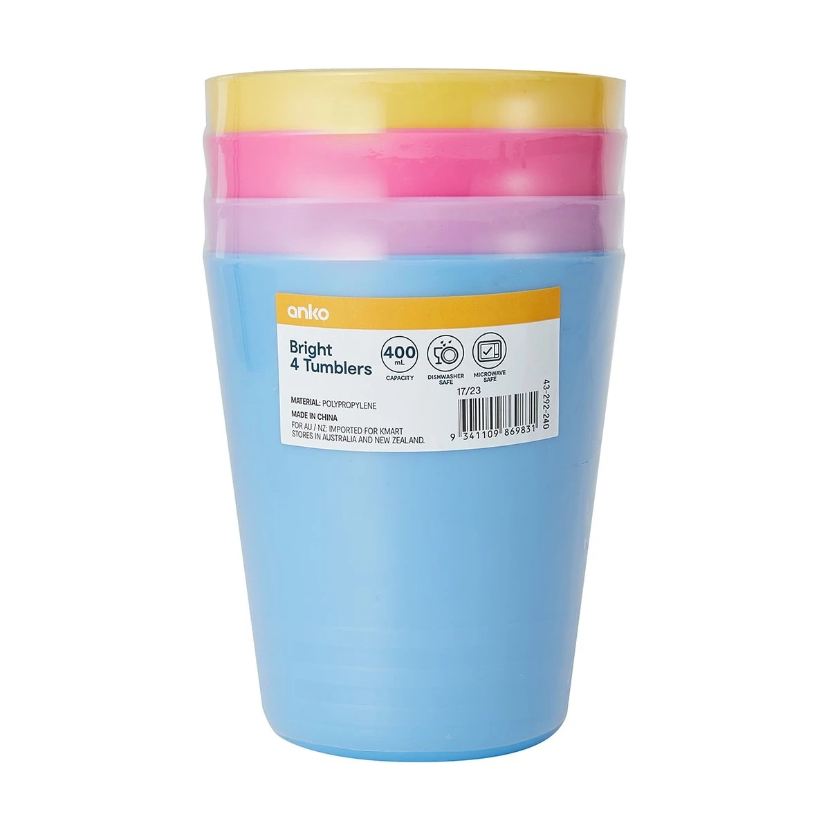 6 4 Bright Tumblers, 6 of 6