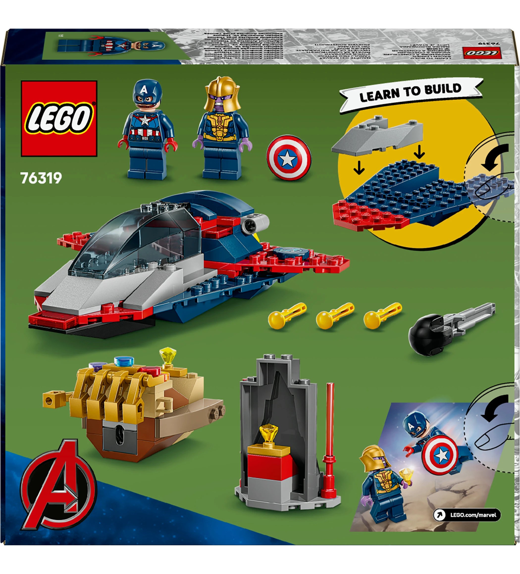 10 LEGO Marvel Super Heroes Captain America vs. Thanos 76319, 10 of 10