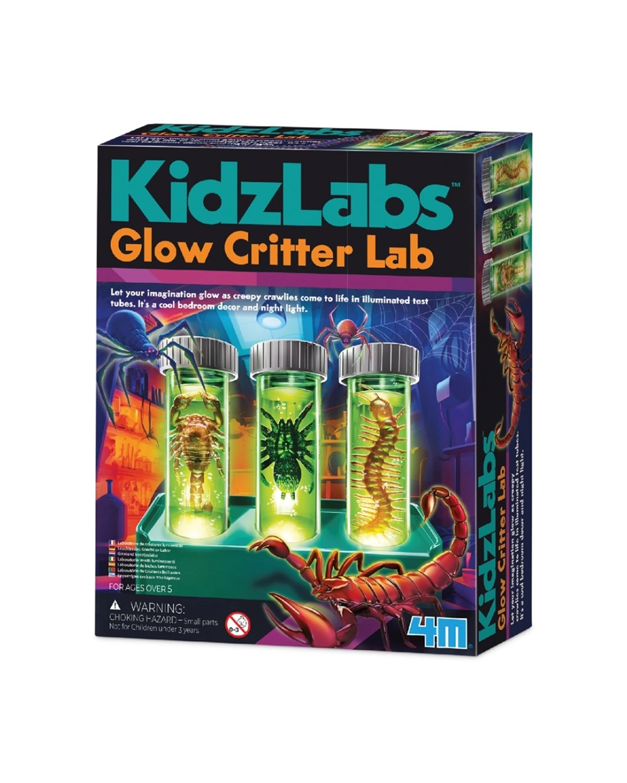 1 4M KidzLabs Glow Critter Lab Kids Children Educational Science Play Toy, 1 of 3