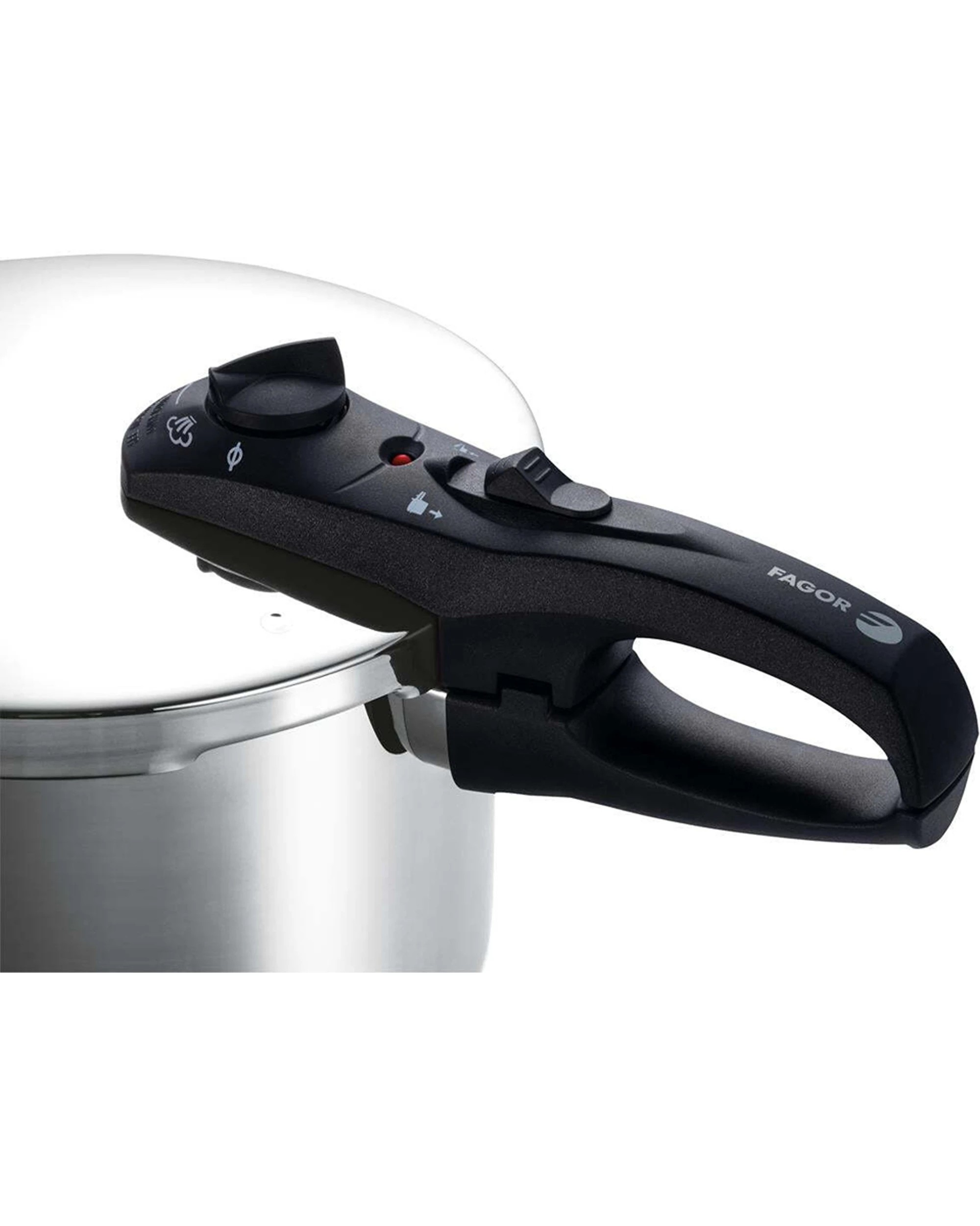 5 Fagor Duo Stainless Steel Pressure Cooker Thermo-Diffuser Base Safety 6L - Silver, 5 of 5