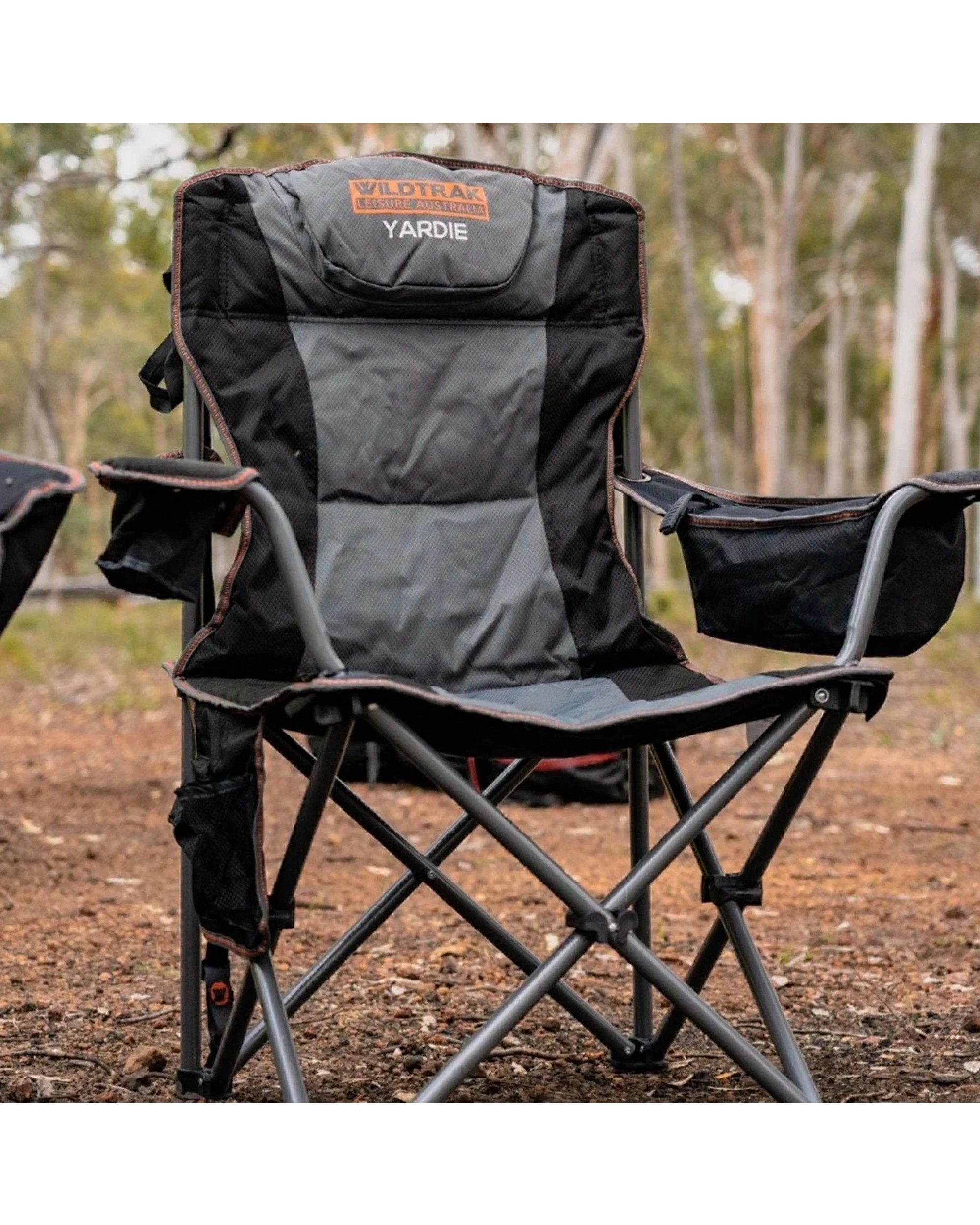 7 Wildtrak Yardie Cooler Arm Chair Dlx 250 kg Heavy Duty Outdoor Camping - Multi, 7 of 9