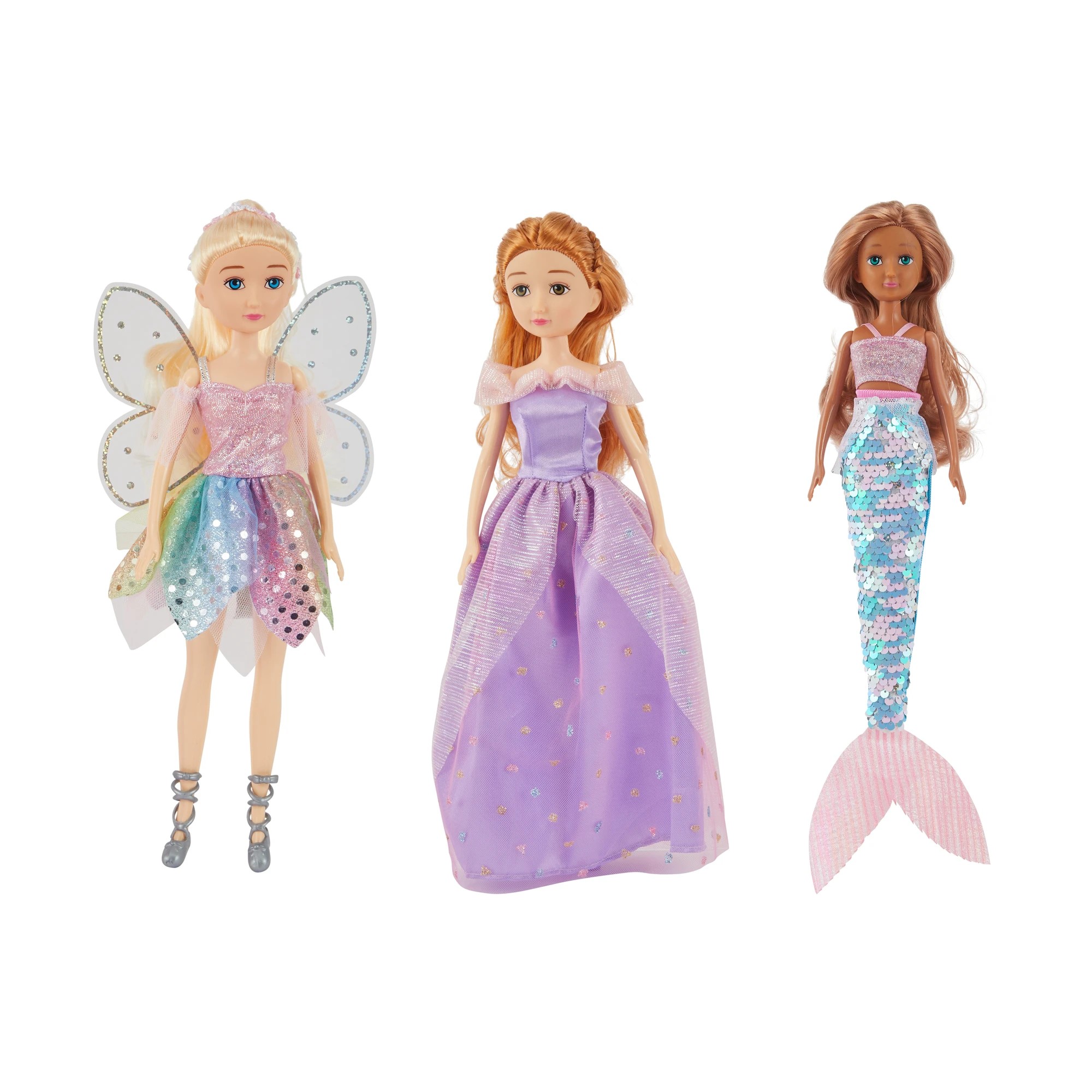 2 3 Piece Fashion Fantasy Dolls, 2 of 9