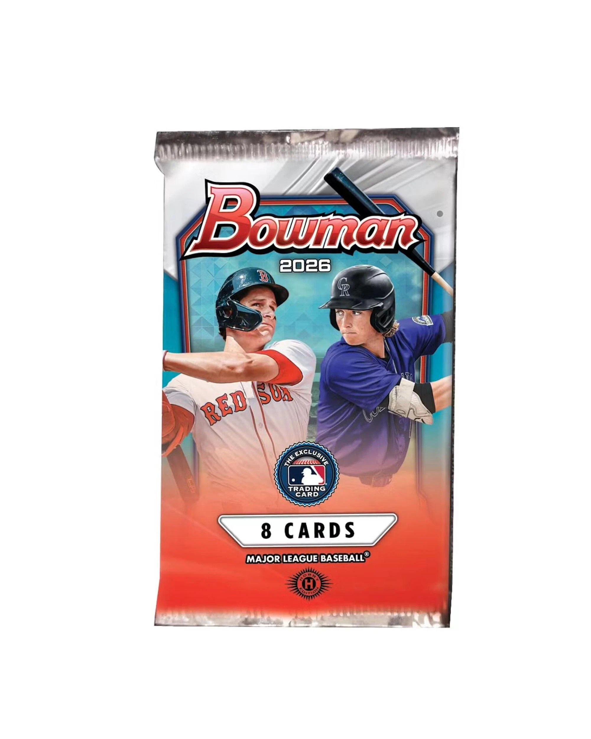 1 Topps Bowman 2026 MLB Baseball Hobby Pack, 1 of 10