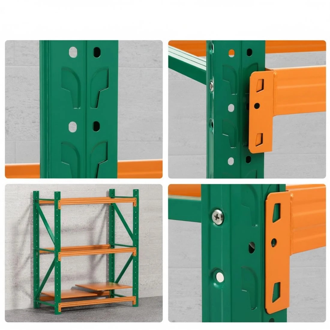 5 Giantz 1.2Mx1.5M Garage Shelving Warehouse Rack - Multi, 5 of 5