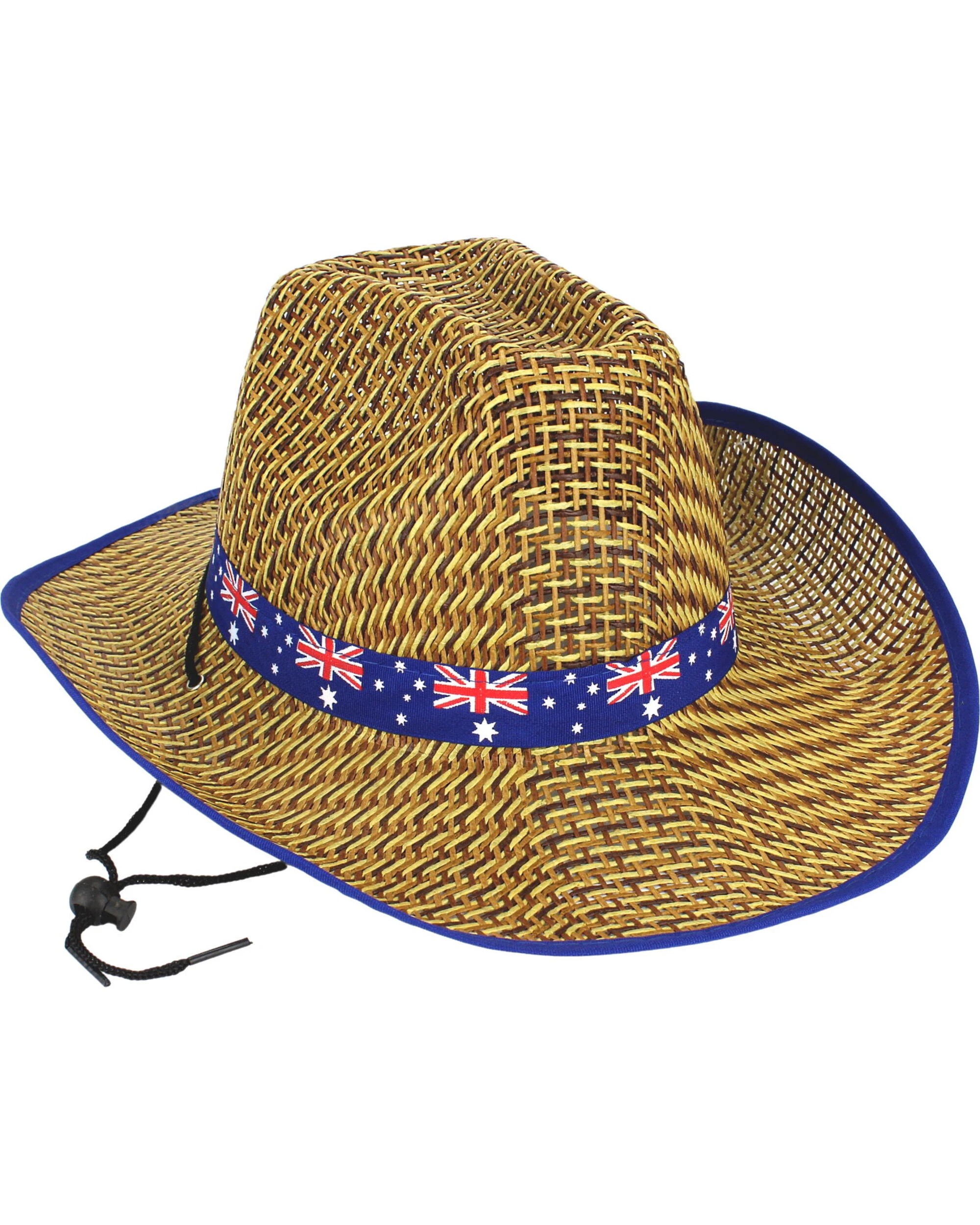 1 Party Planet Adult Aussie Woven Cowboy Hat, 1 of 1