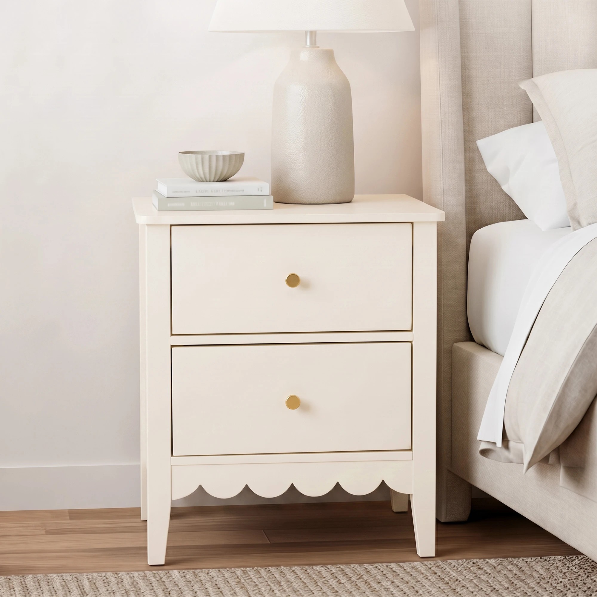 5 Artiss 2x Bedside Table 2 Drawers Bedroom Storage Nightstand, 5 of 7