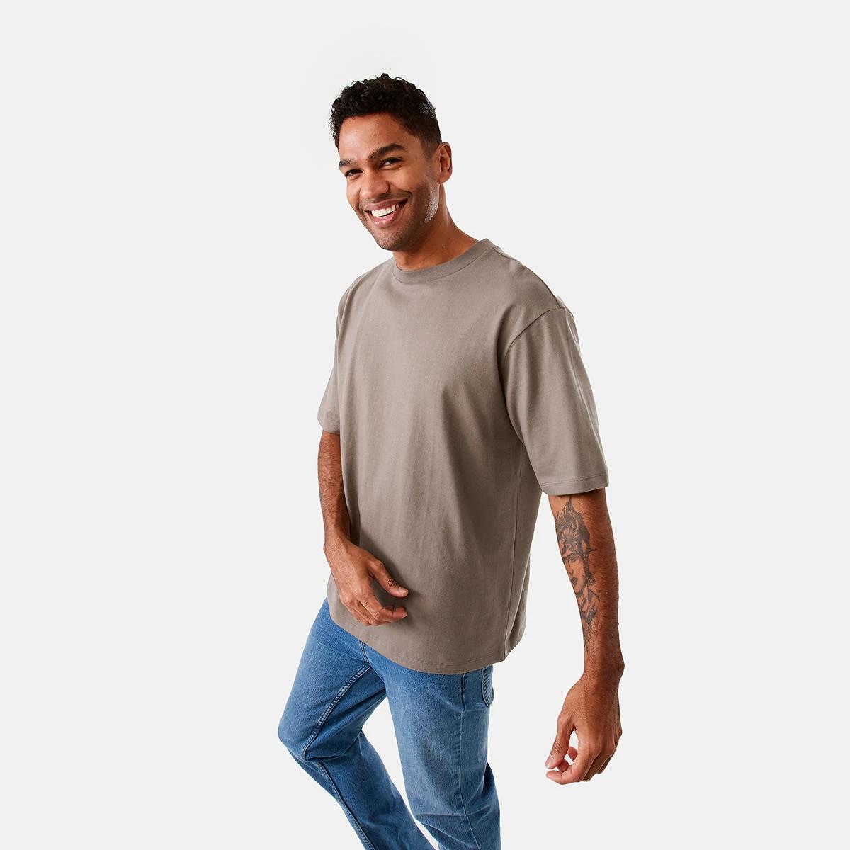 2 Oversized Heavyweight T-shirt Brn Eagle, 2 of 8