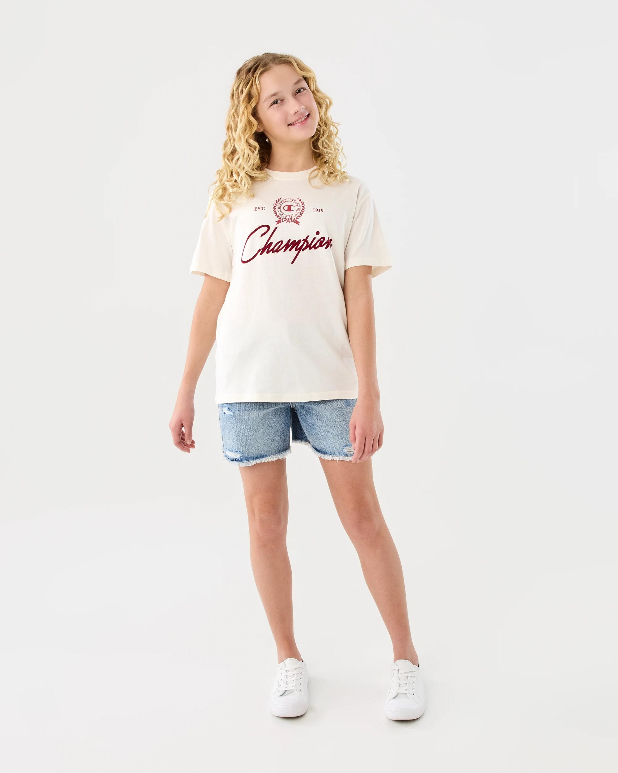 6 Champion Script License Kids T-shirt Whisper, 6 of 7