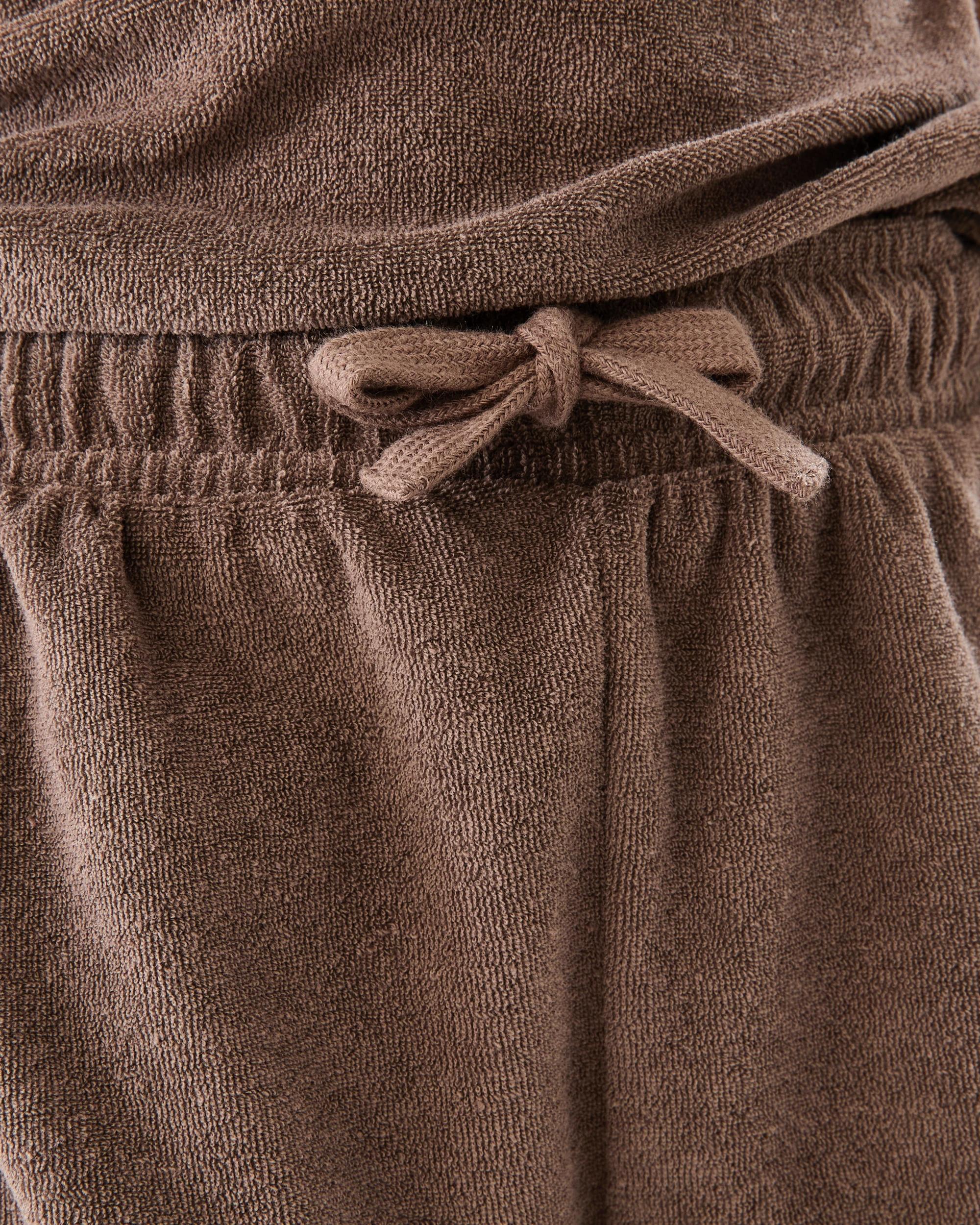 3 Terry Toweling Shorts Mlky Brwn, 3 of 6