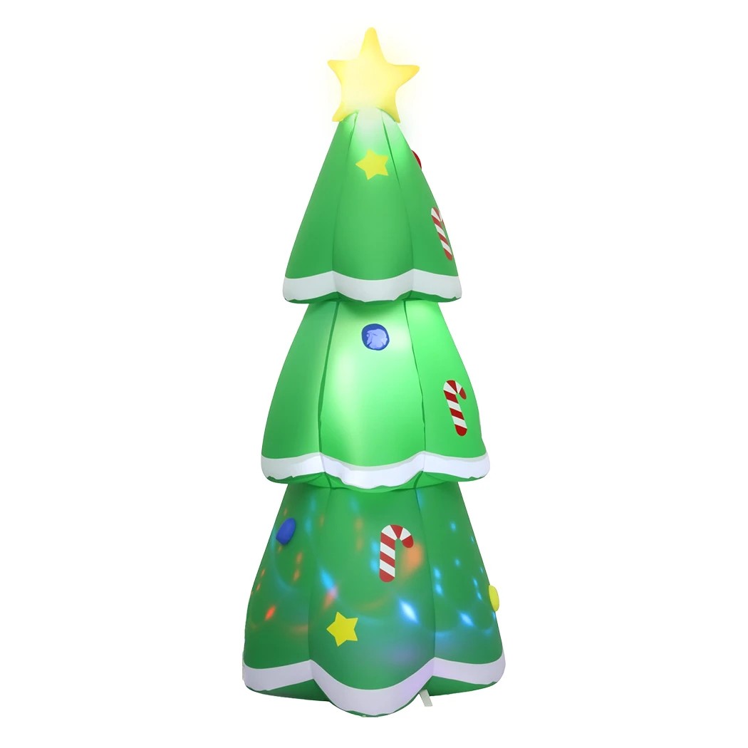 2 Santaco 1.5m Xmas Inflatable Decor Christmas Tree, 2 of 7