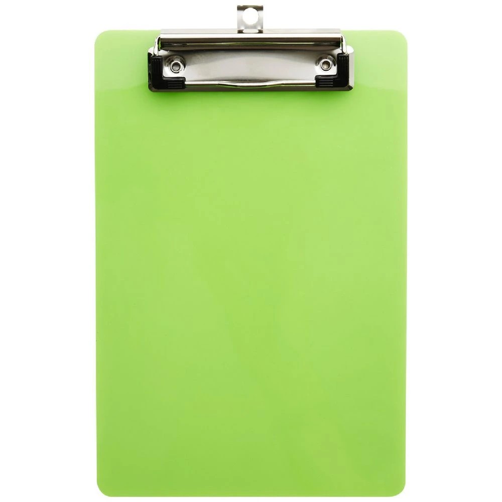 1 J.Burrows A5 Plastic Clipboard Green, 1 of 1