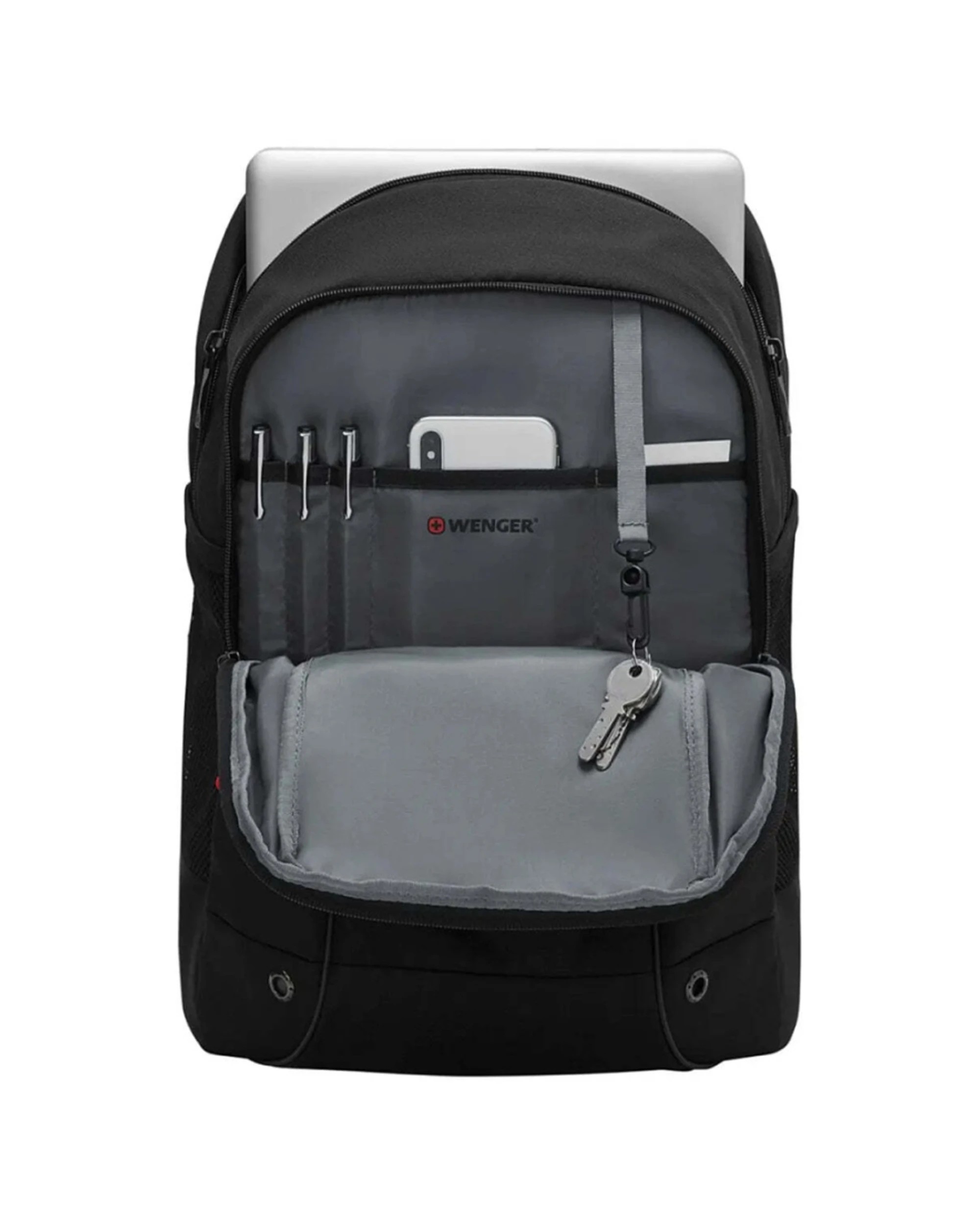 2 Wenger Road Jumper Essential 16in Laptop Backpack Padded Compartment - Black, 2 of 5