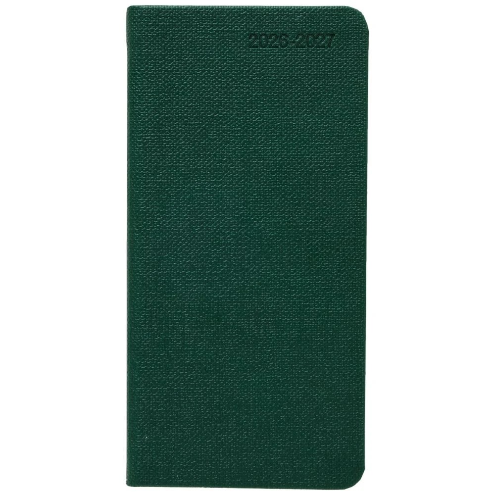 2 J.Burrows Slim Week to View Textured FY26/27 Diary Green, 2 of 6
