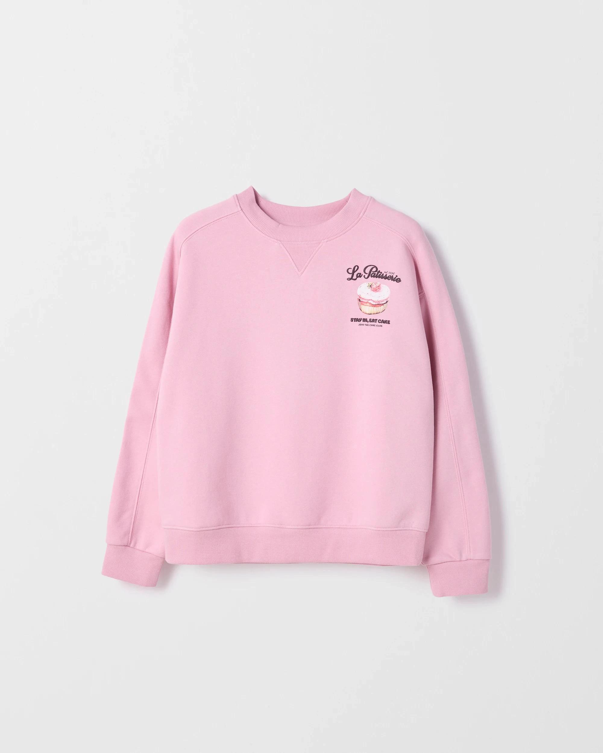 5 Target Kids Australian Cotton Blend Long Sleeve Fleece Jumper BLEACHED MAUVE, 5 of 6