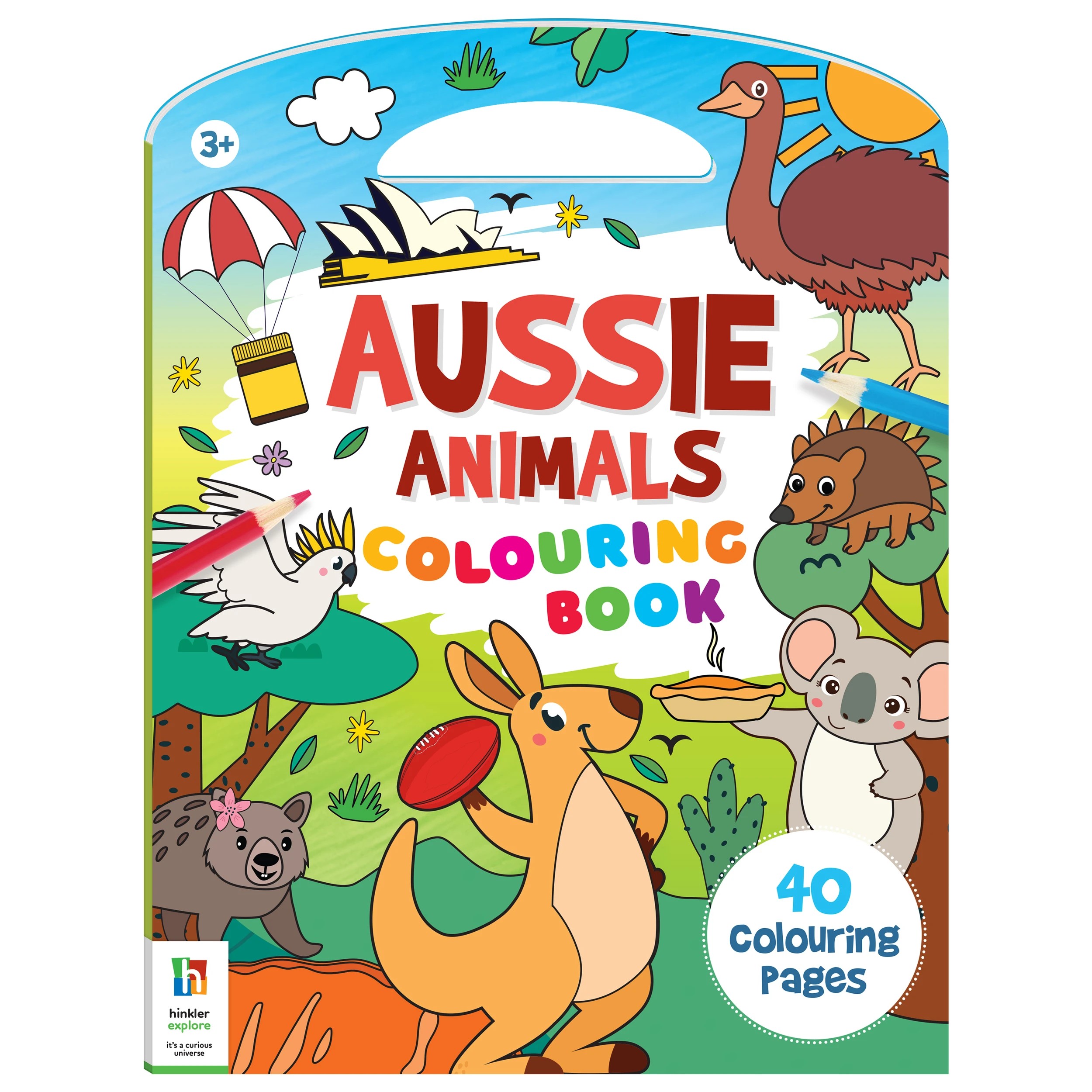 1 Aussie Animals Colouring Book, 1 of 4