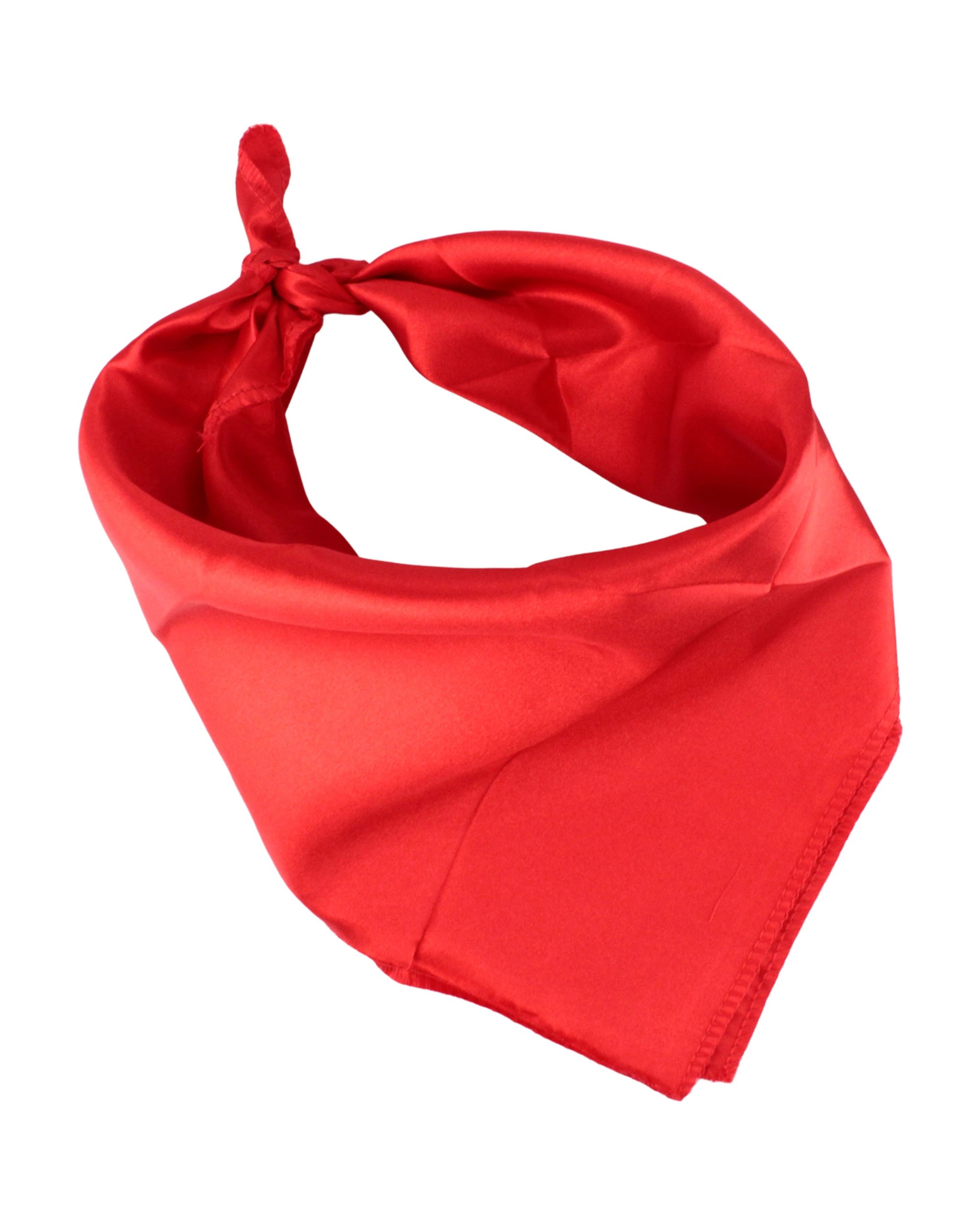1 Oceana Satin Bandana - Red, 1 of 3