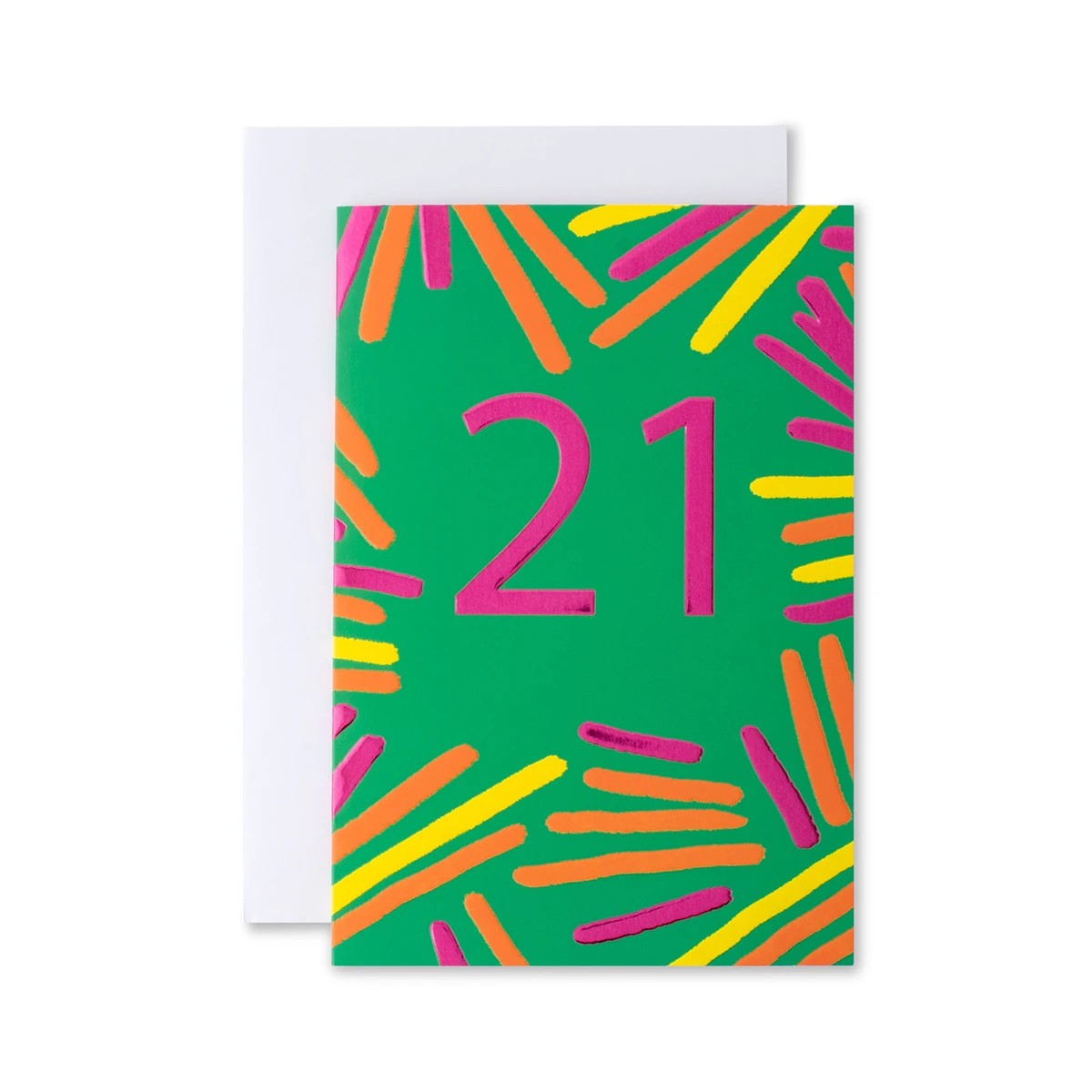 1 Connections from Hallmark 21st Birthday Card - Brights, 1 of 3