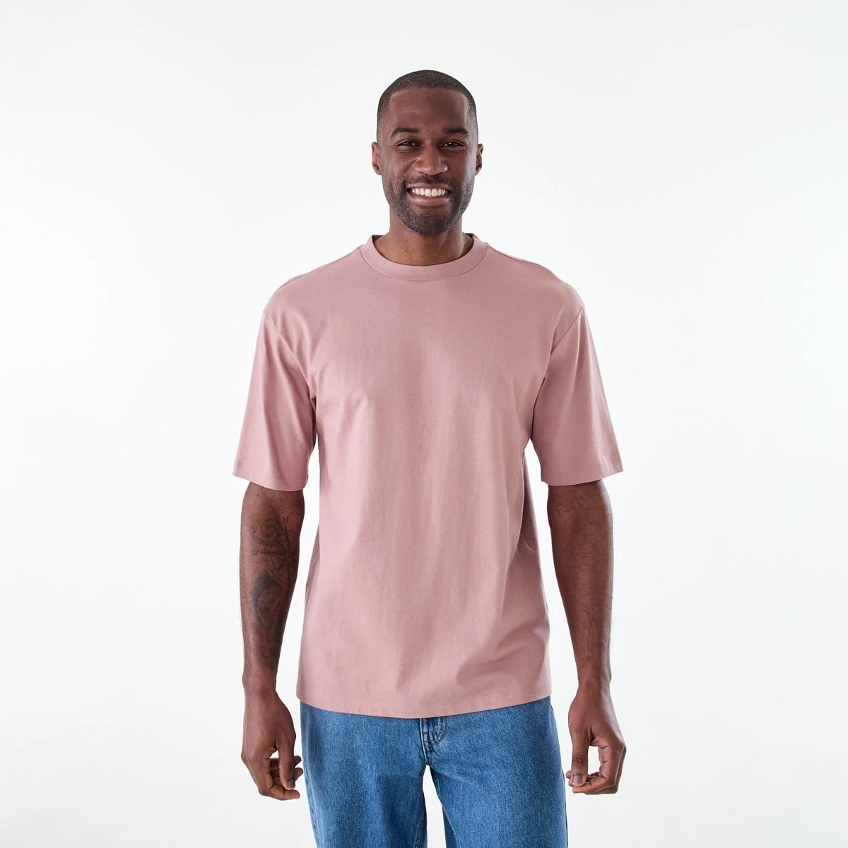 1 Oversized Heavyweight T-shirt SOFT FAWN, 1 of 6