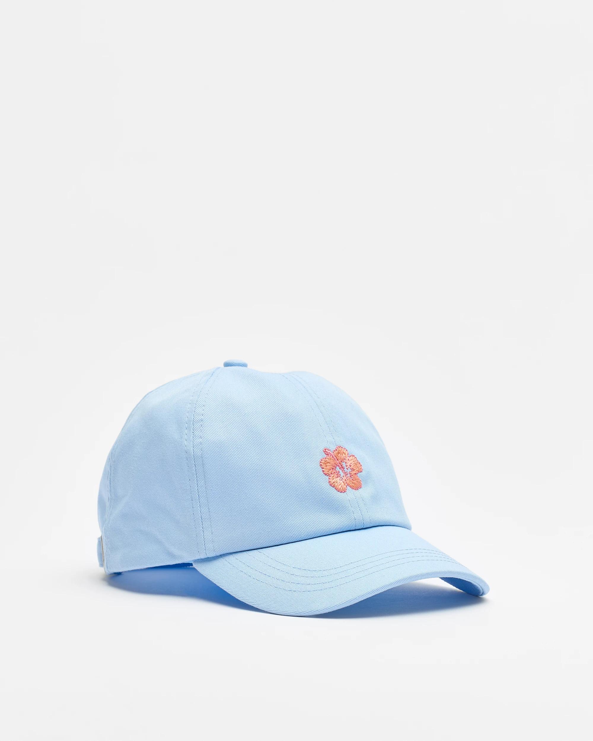1 Target Kids Embroidered Cap BLUE HIBISCUS, 1 of 4