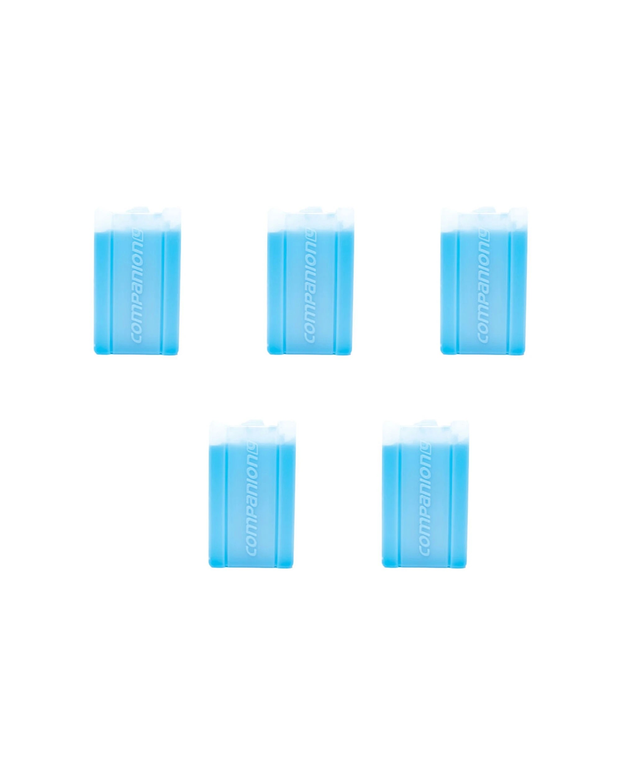 1 Companion 5PK 350ml Ice Travel Cooler Brick Medium Leak Proof Reusable BPA 16x9cm - Blue, 1 of 3