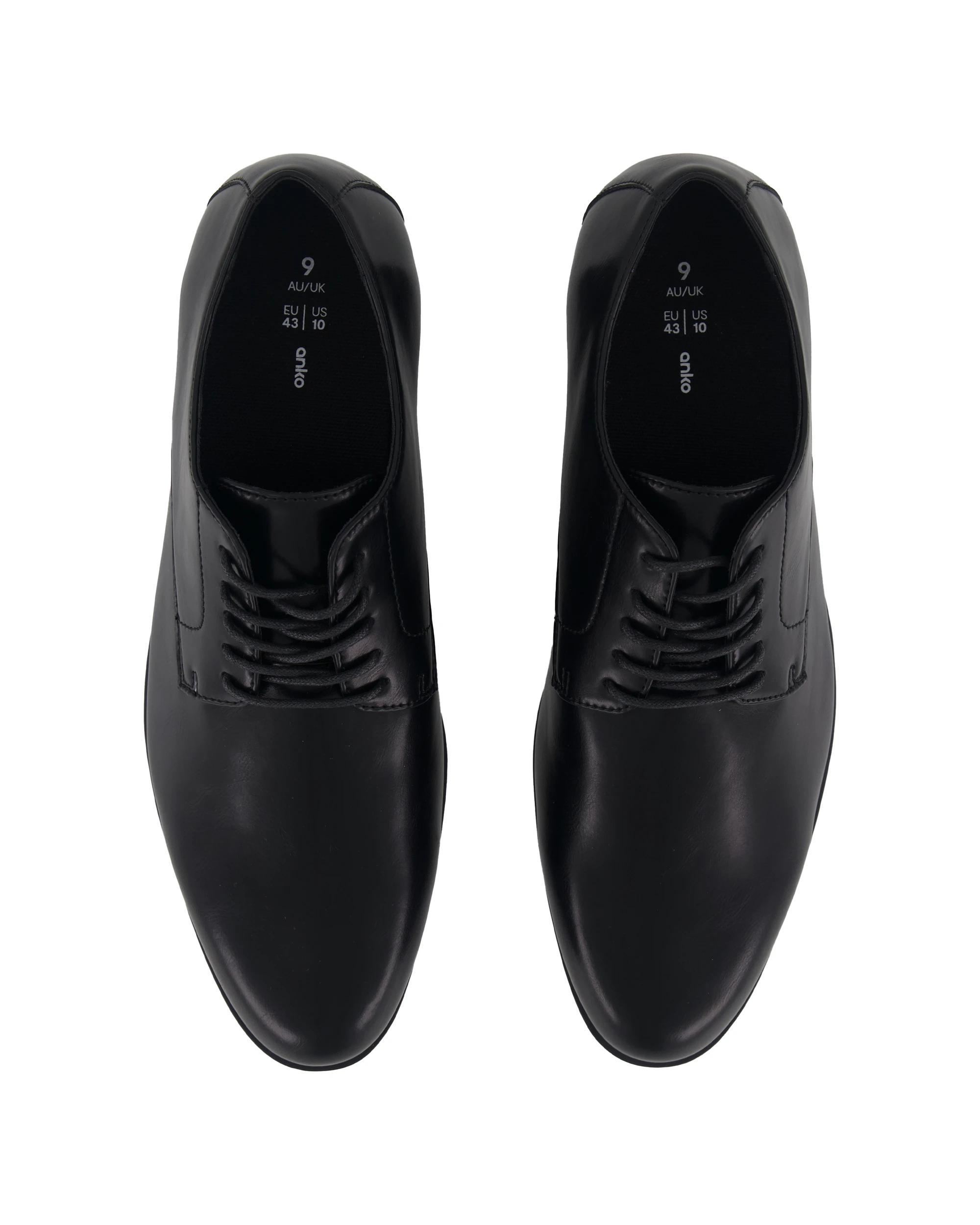 3 Lace-up Dress Shoes Black, 3 of 5