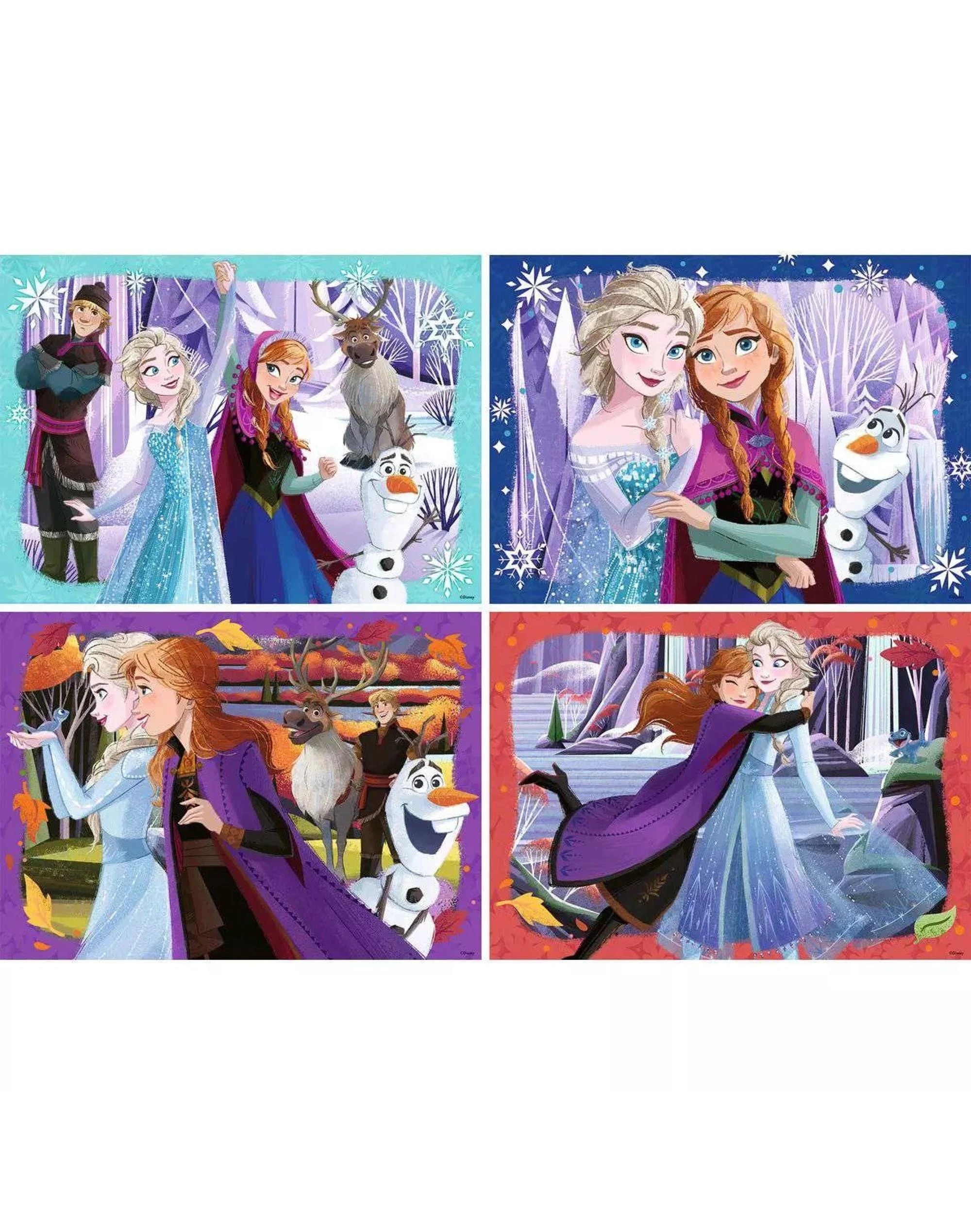 2 Ravensburger Disney Frozen Magical Spirits Bumper Puzzle Pack 4 x 100 Piece Jigsaw Puzzle 4 Pack, 2 of 8