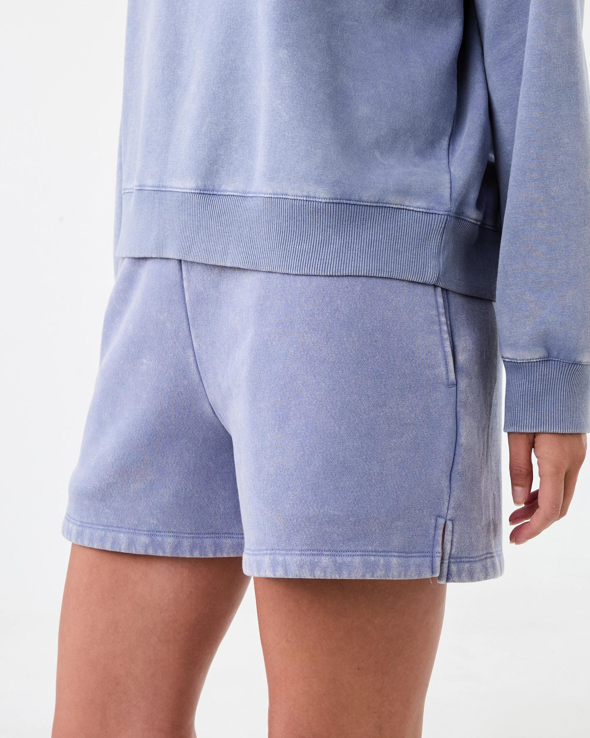 2 Washed Relaxed Shorts Bluestone, 2 of 8