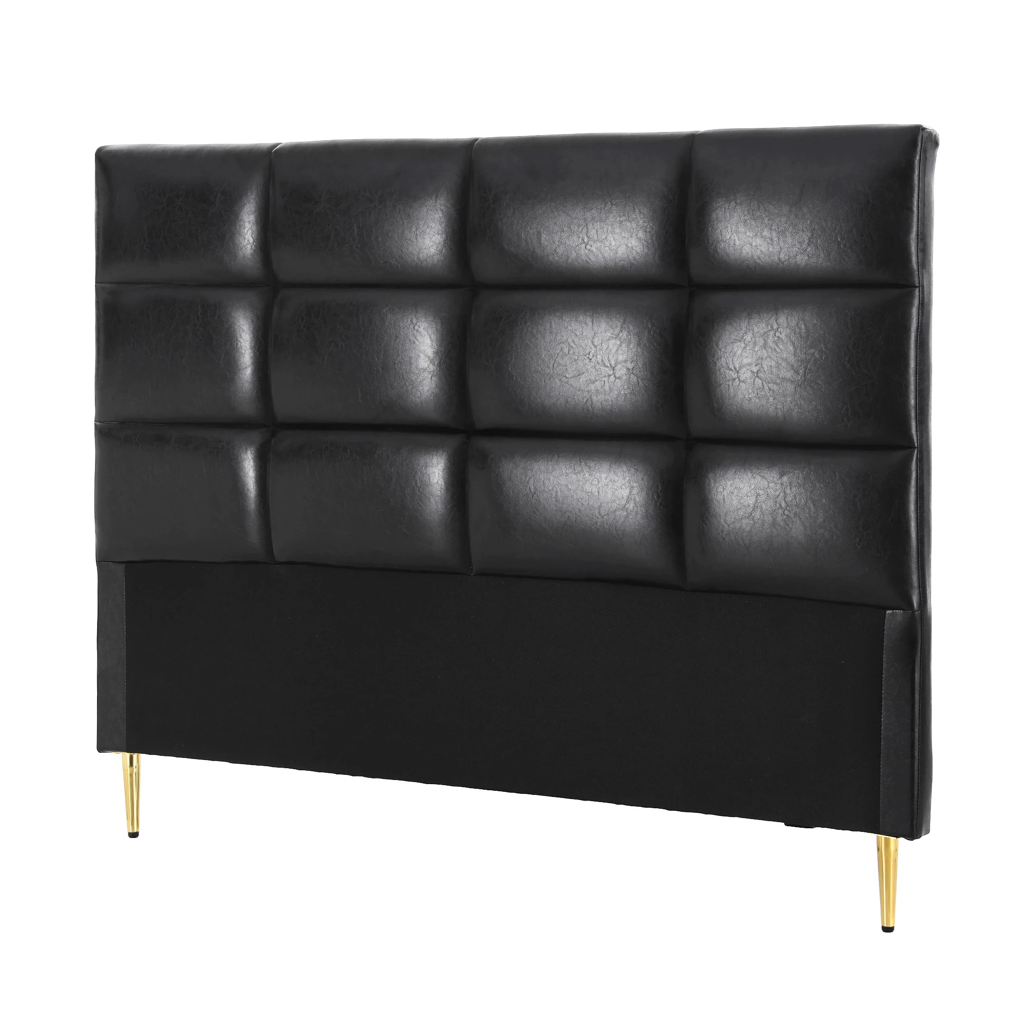1 Artiss Bed Headboard Queen Bedhead PU Leather - Black, 1 of 8
