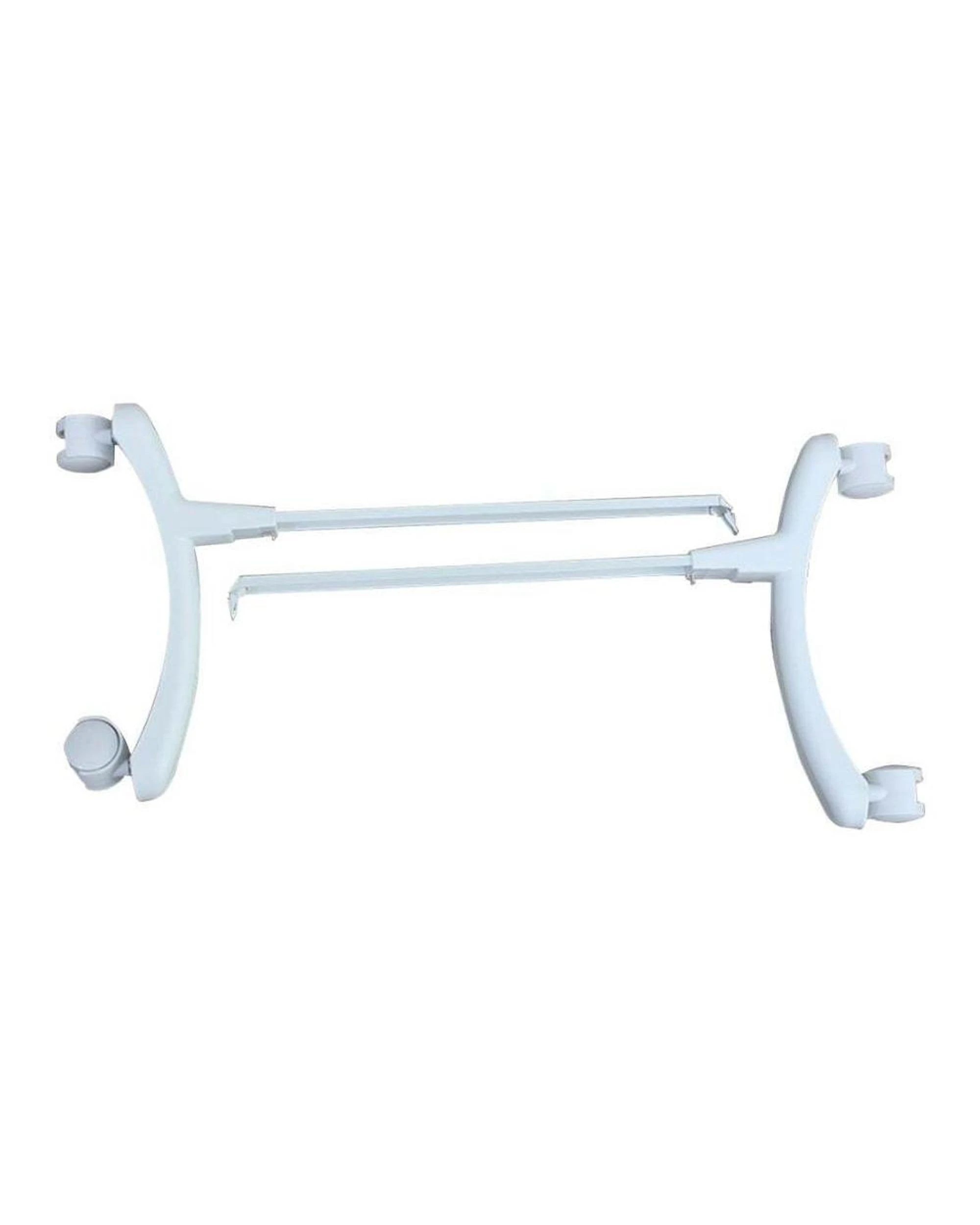 2 Nobo Electric Panel Heater Castor Wheels  White, 2 of 5