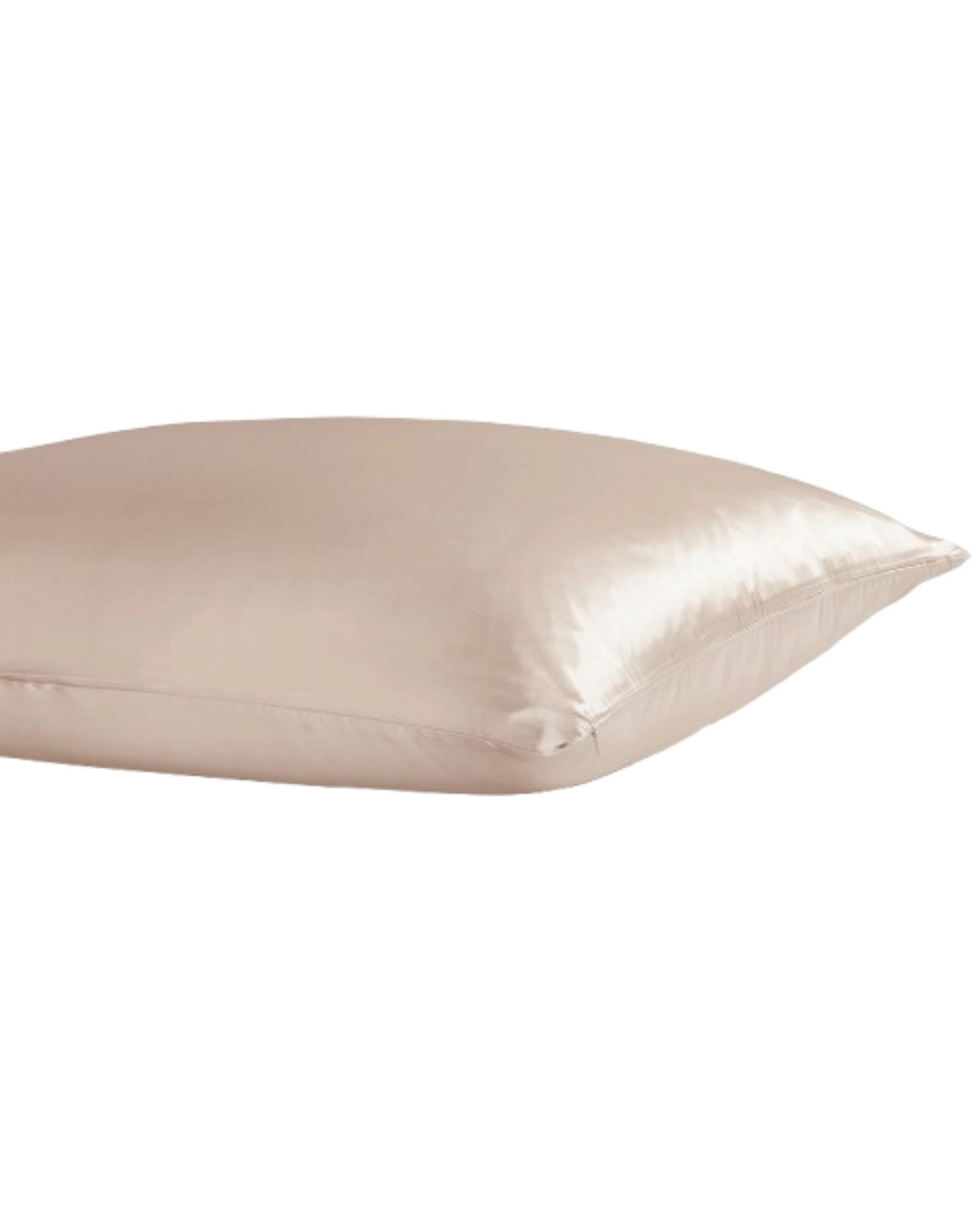 2 Gioia Casa Mulberry Silk Pillowcase Soft Hypoallergenic - Champagne, 2 of 4