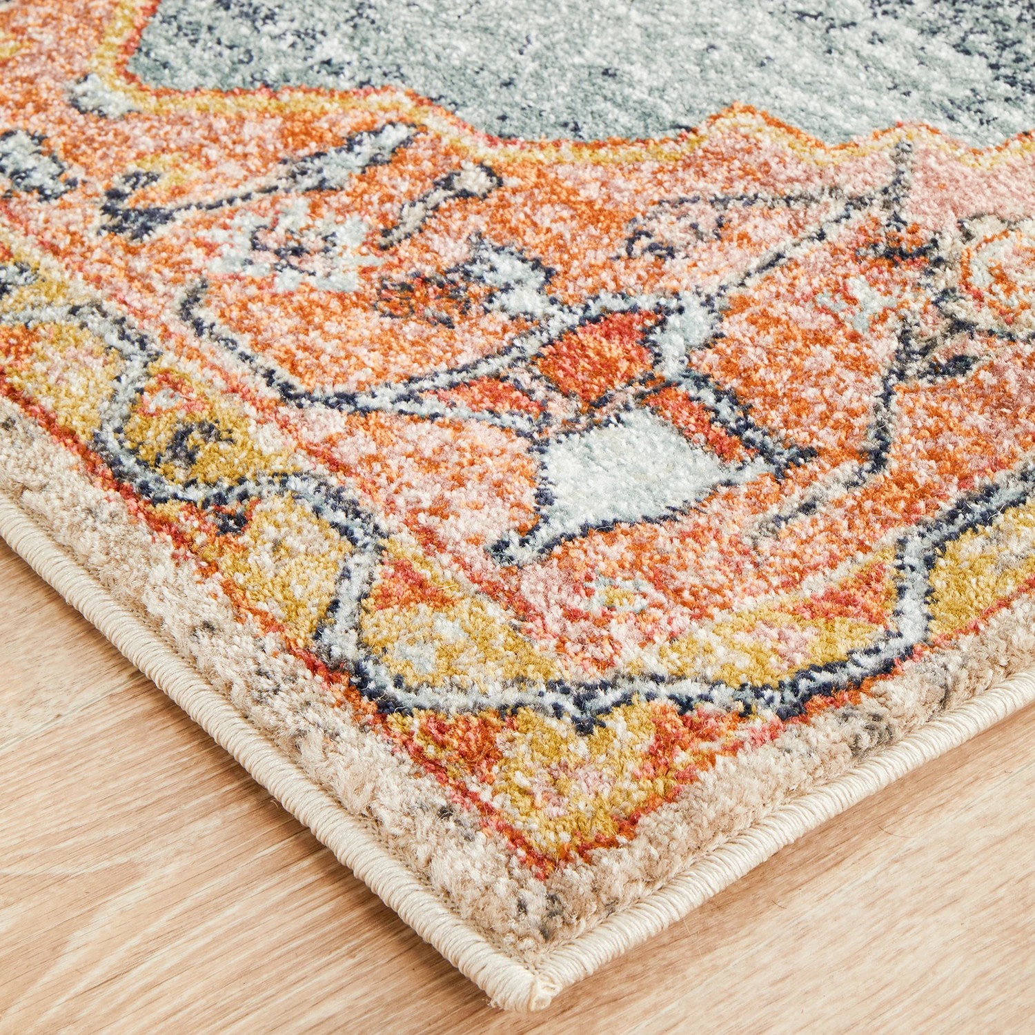 5 Common Ground Rugs Eterna 862 500x80cm - Extra Large Runner Power Loomed Pet Friendly Rug - Brown, 5 of 9