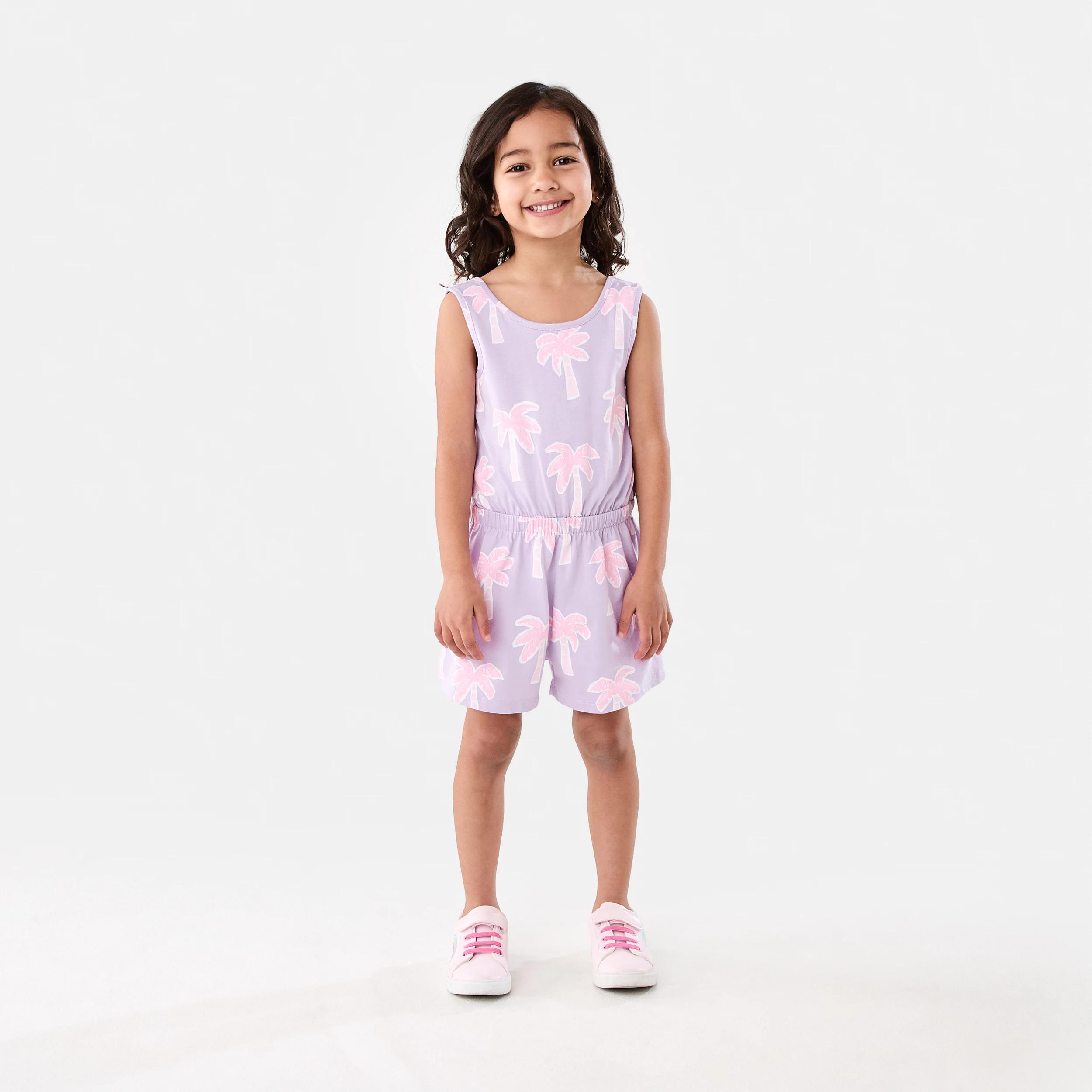 7 Printed Playsuit PURPLE PALM, 7 of 8