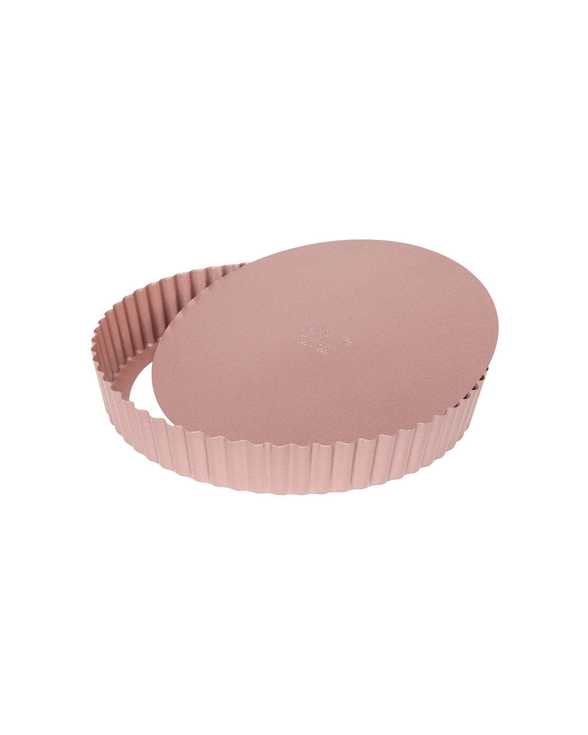 2 Wiltshire Non-Stick Quiche & Tart Pan Oven Safe Removable Base Embossed Measurements 24cm - Gold, 2 of 3