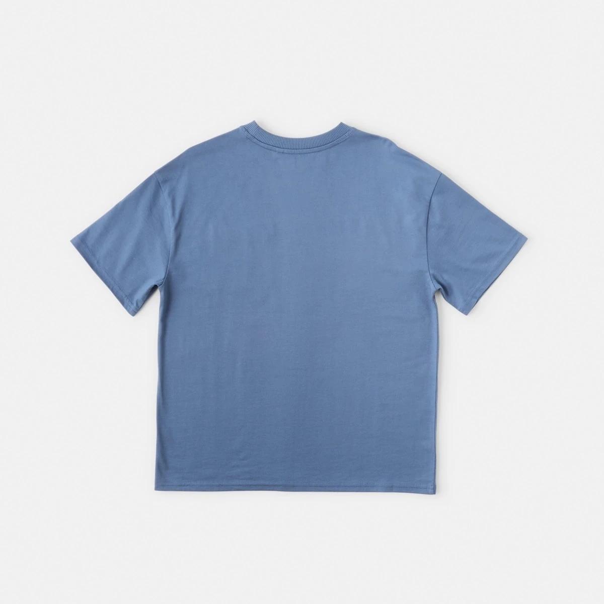 9 Short Sleeve Oversized T-shirt Blu Flicia, 9 of 9