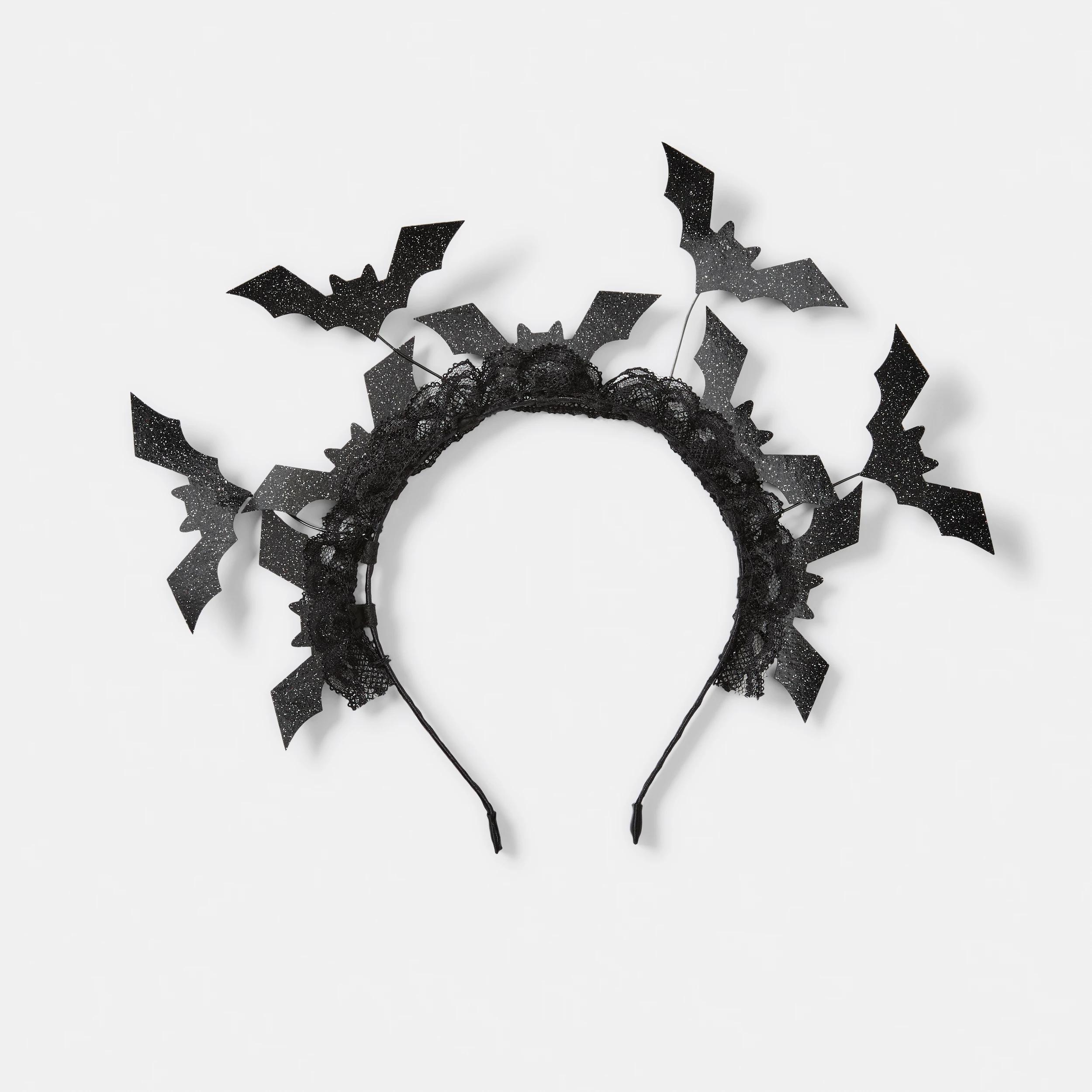 1 Halloween Bats Headband - Black Black, 1 of 4