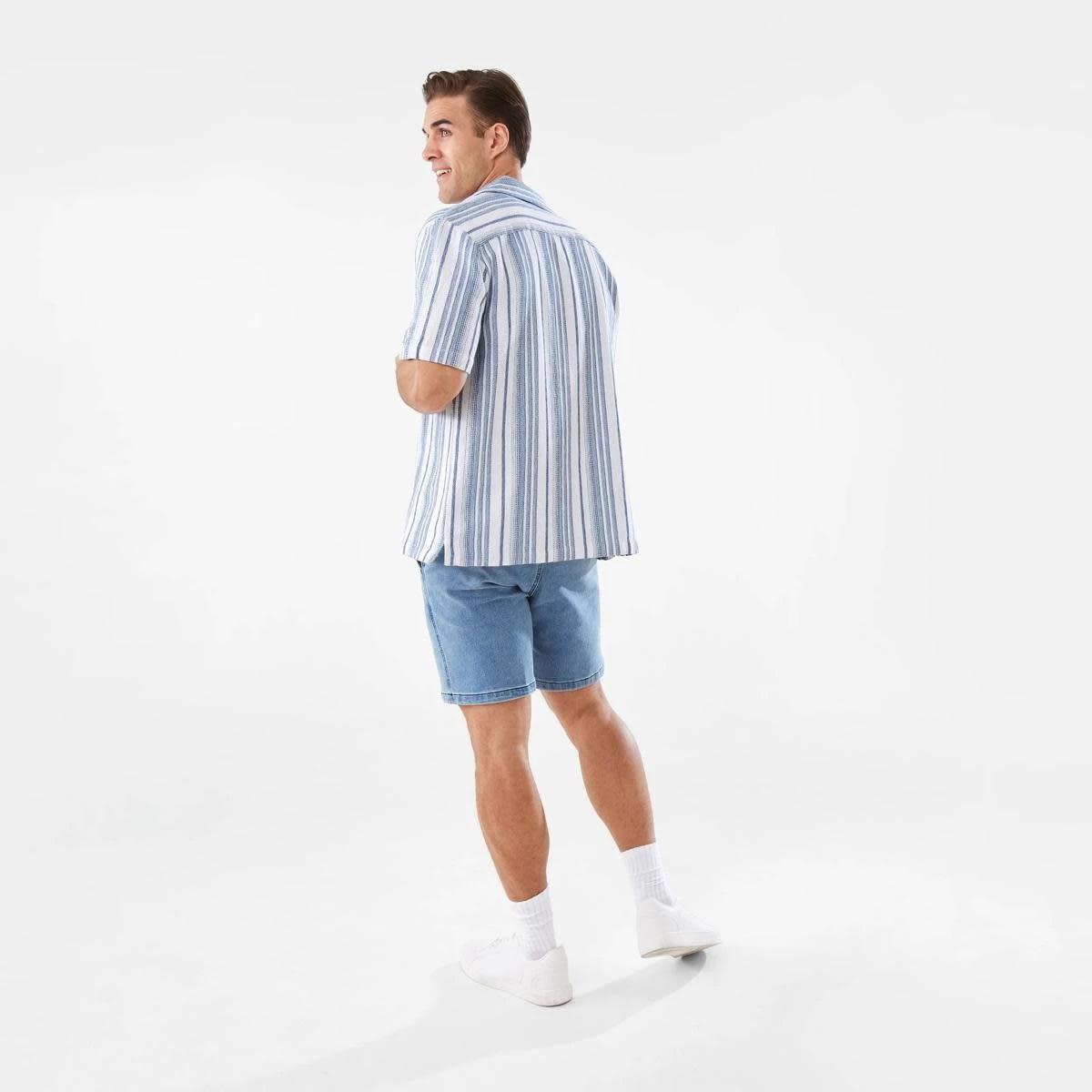 4 Denim Jogger Shorts VINTAGE BLUE, 4 of 7