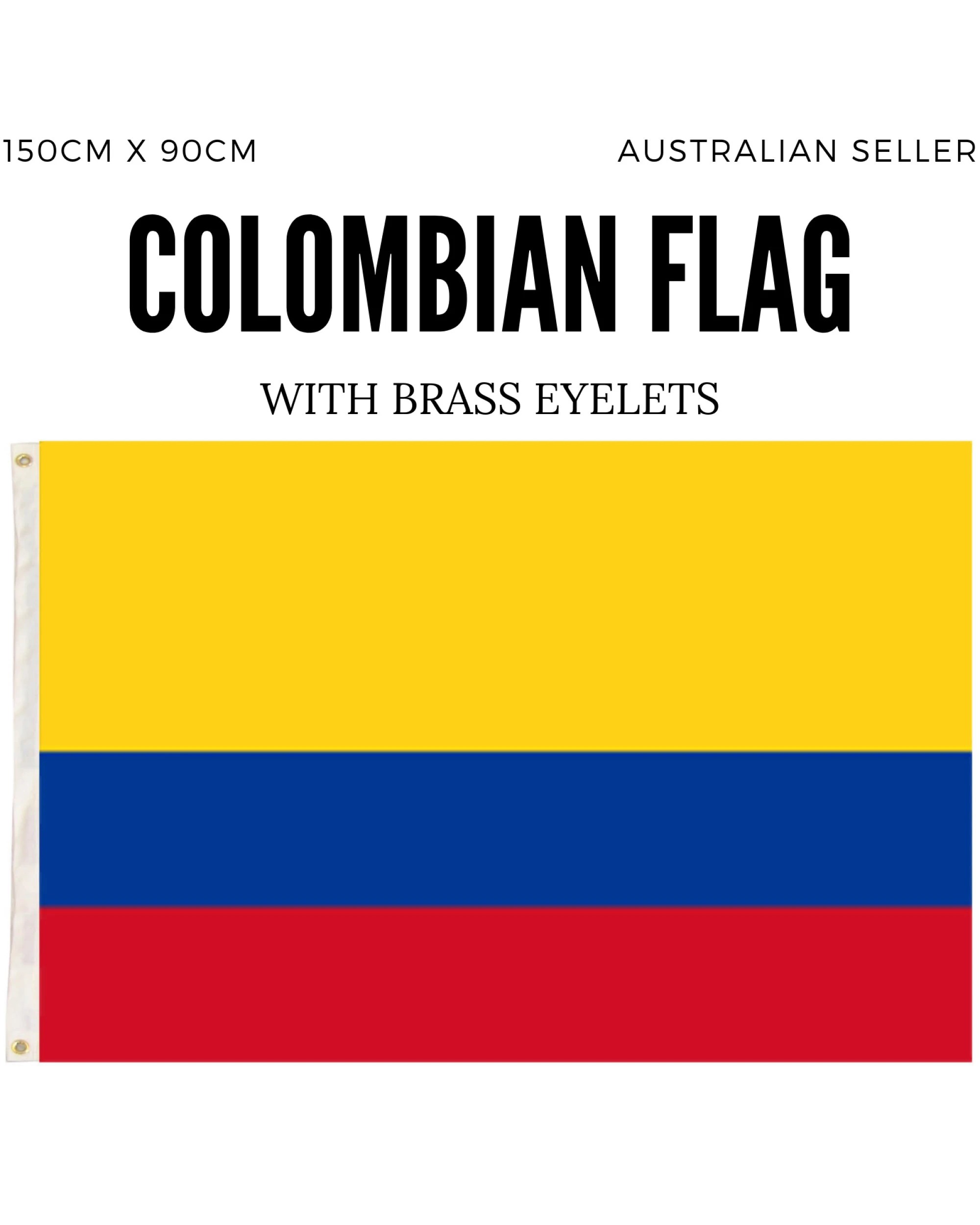 2 BR Costumes Colombia Country Flag Colombian National 2 Pack, 2 of 2