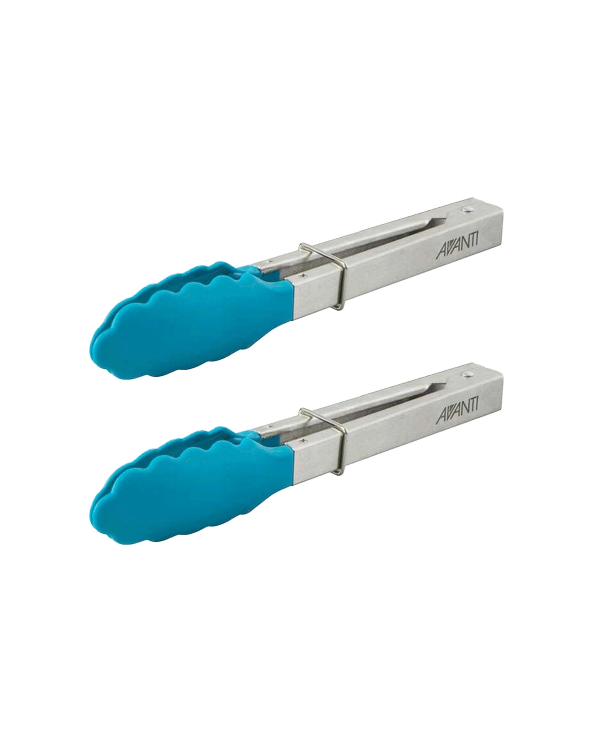 1 Avanti 2PK 23cm Stainless Steel Tongs Cooking Utensil Nylon Head - Assorted, 1 of 1