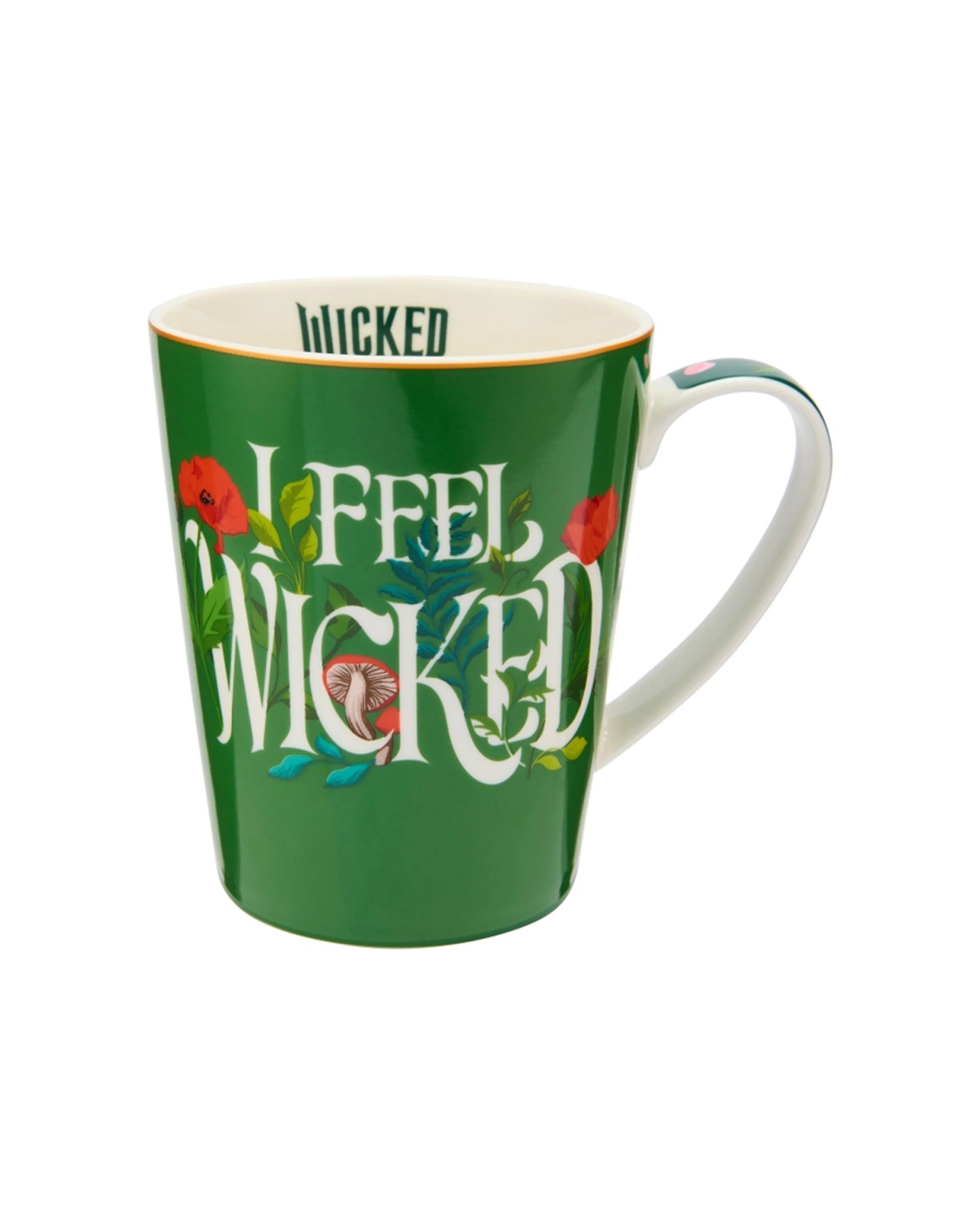 1 Maxwell And Williams Wicked Themed Conical Drinking Mug Feel 450ml Porcelain - Multi, 1 of 1