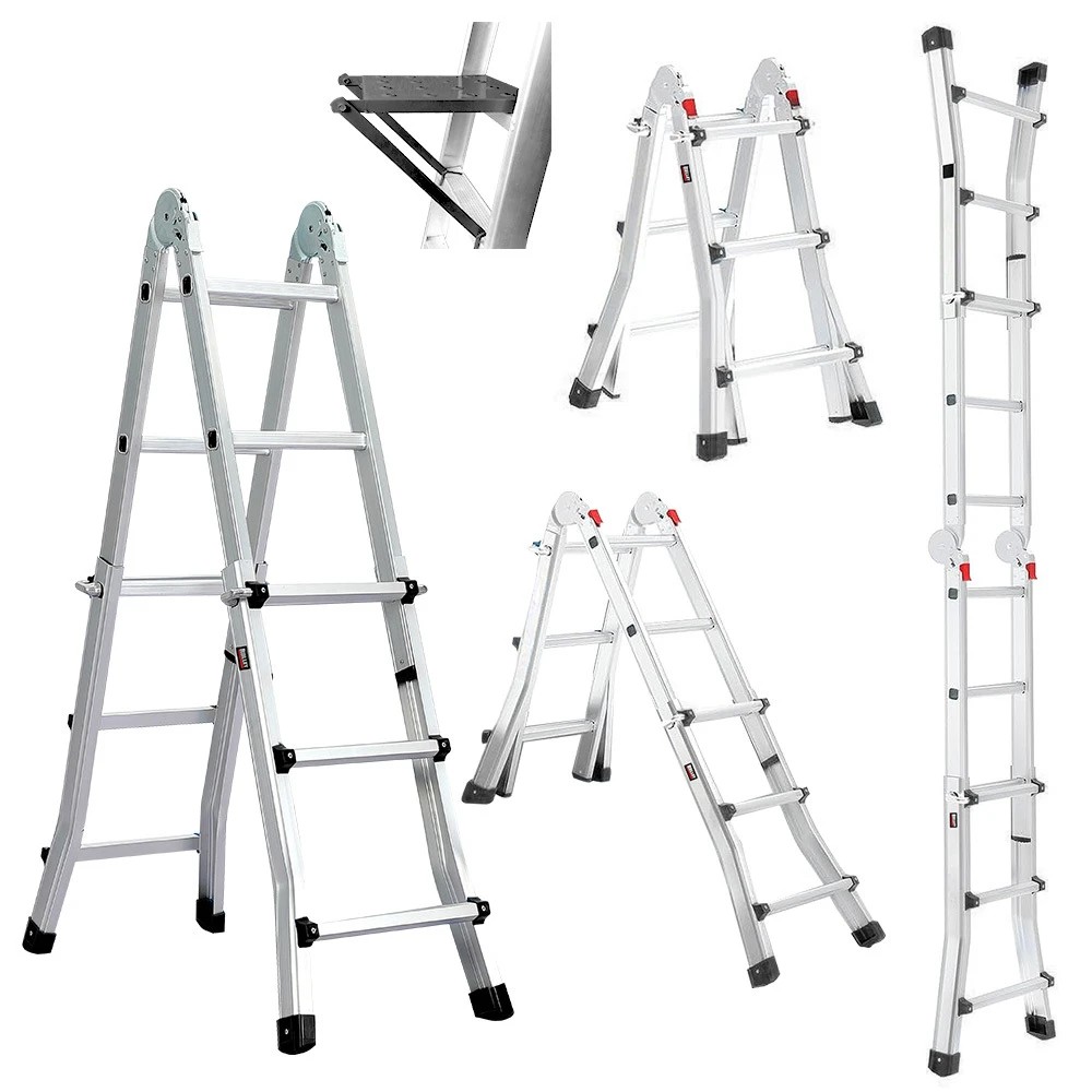 1 Bullet 2.9m Folding Aluminium Multipurpose Ladder, 1 of 1