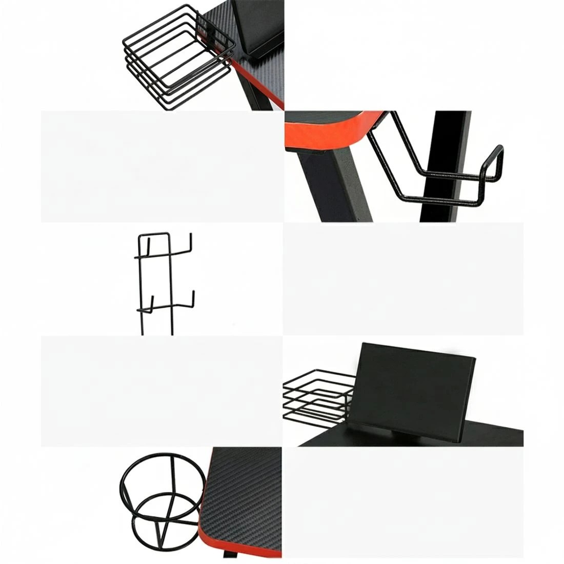 4 Artiss Gaming Desk Computer Desks 105CM - Black, 4 of 5