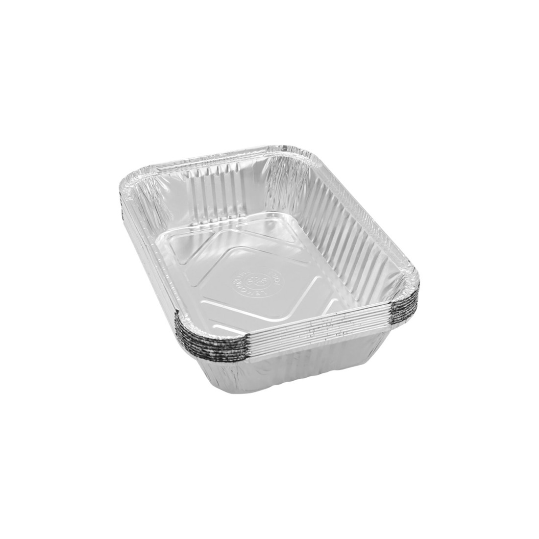 3 10pk Lemon & Lime Disposable Bbq Foil Container Dish/food Tray Baking W/ Lid
 - Silver, 3 of 3