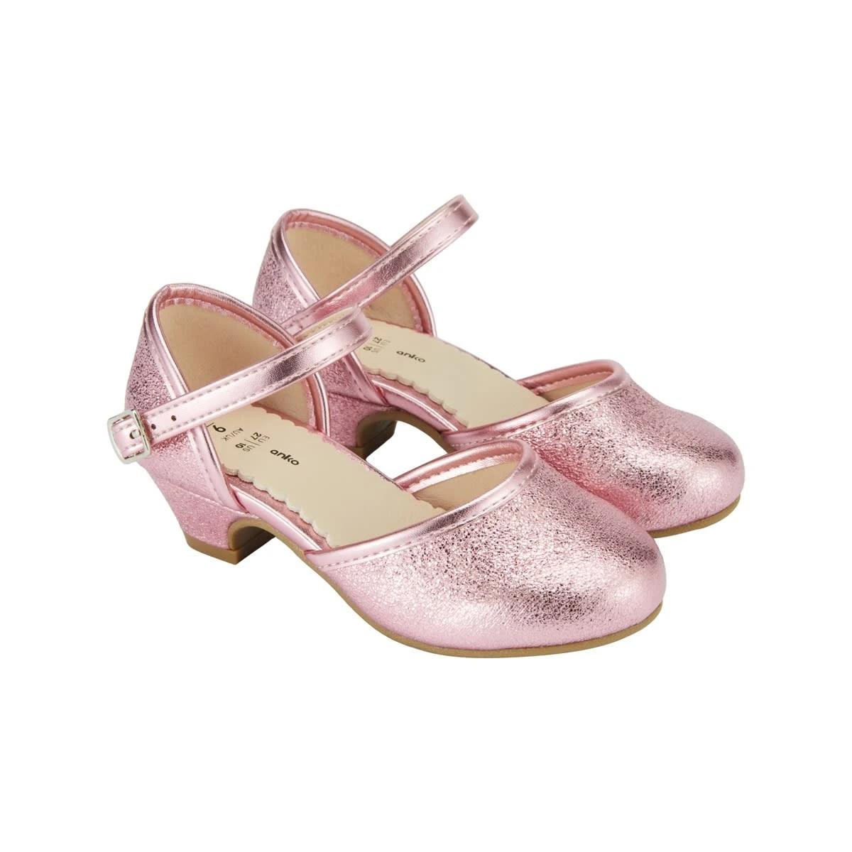 4 Junior Heels LIGHT PINK GLITTER, 4 of 5