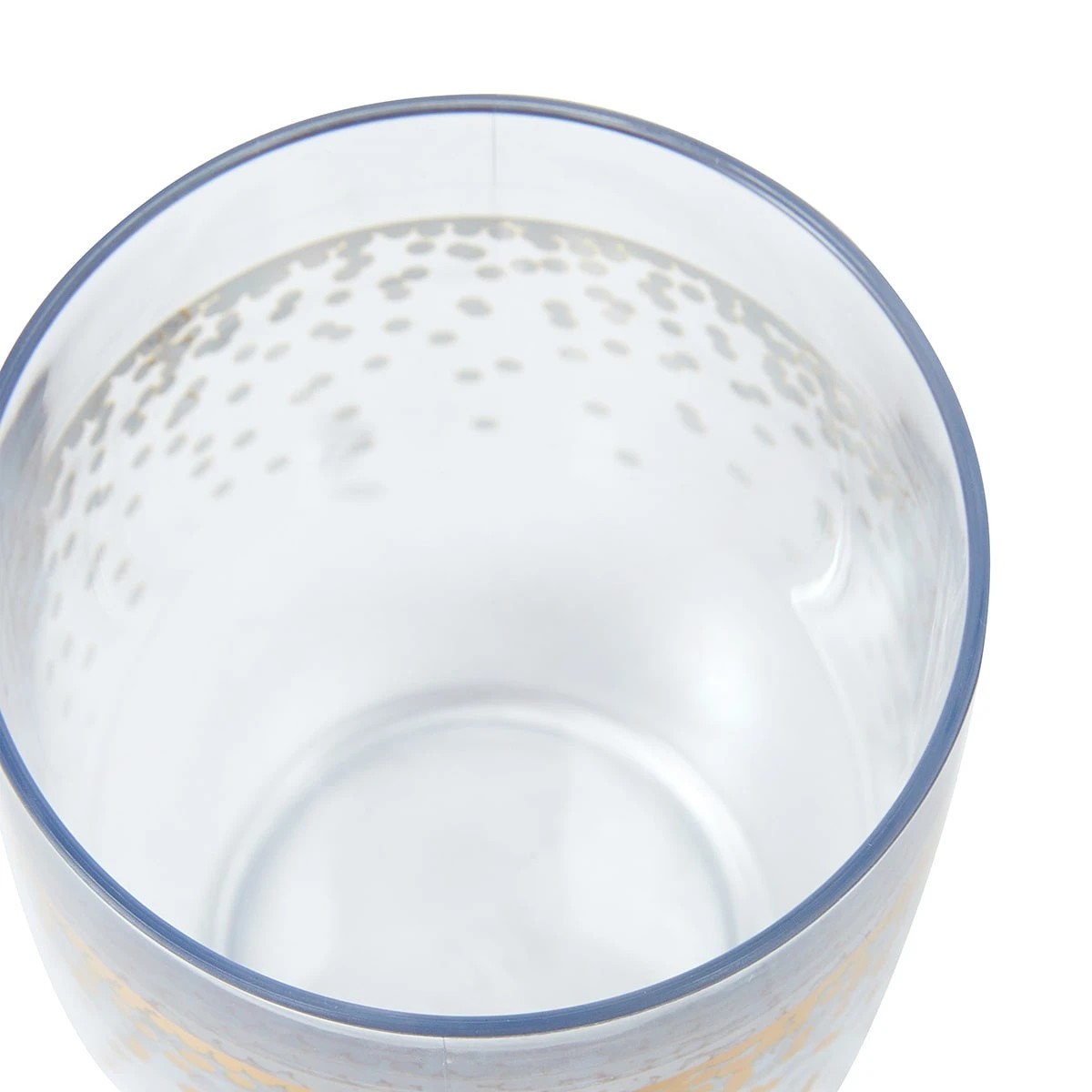 3 4 Pack Reusable Stemless Metallic Plastic Wine Glasses, 3 of 5
