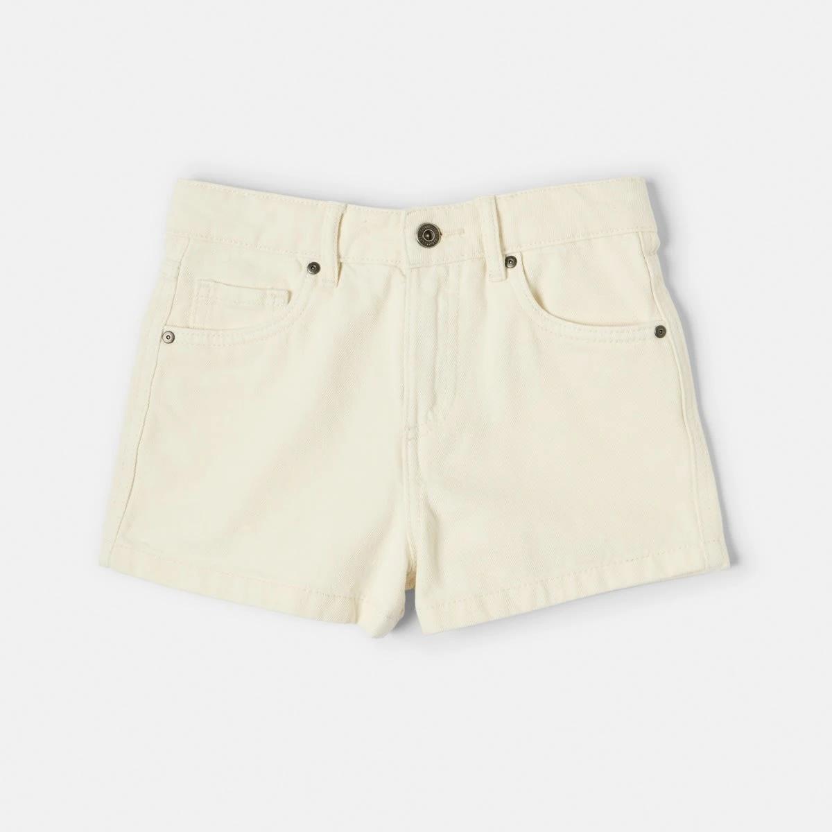 7 Denim Shorts Ecru, 7 of 8