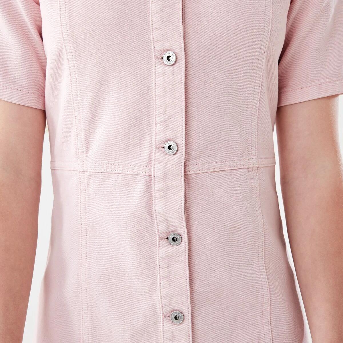 4 Denim Dress LIGHT PINK WASH, 4 of 7