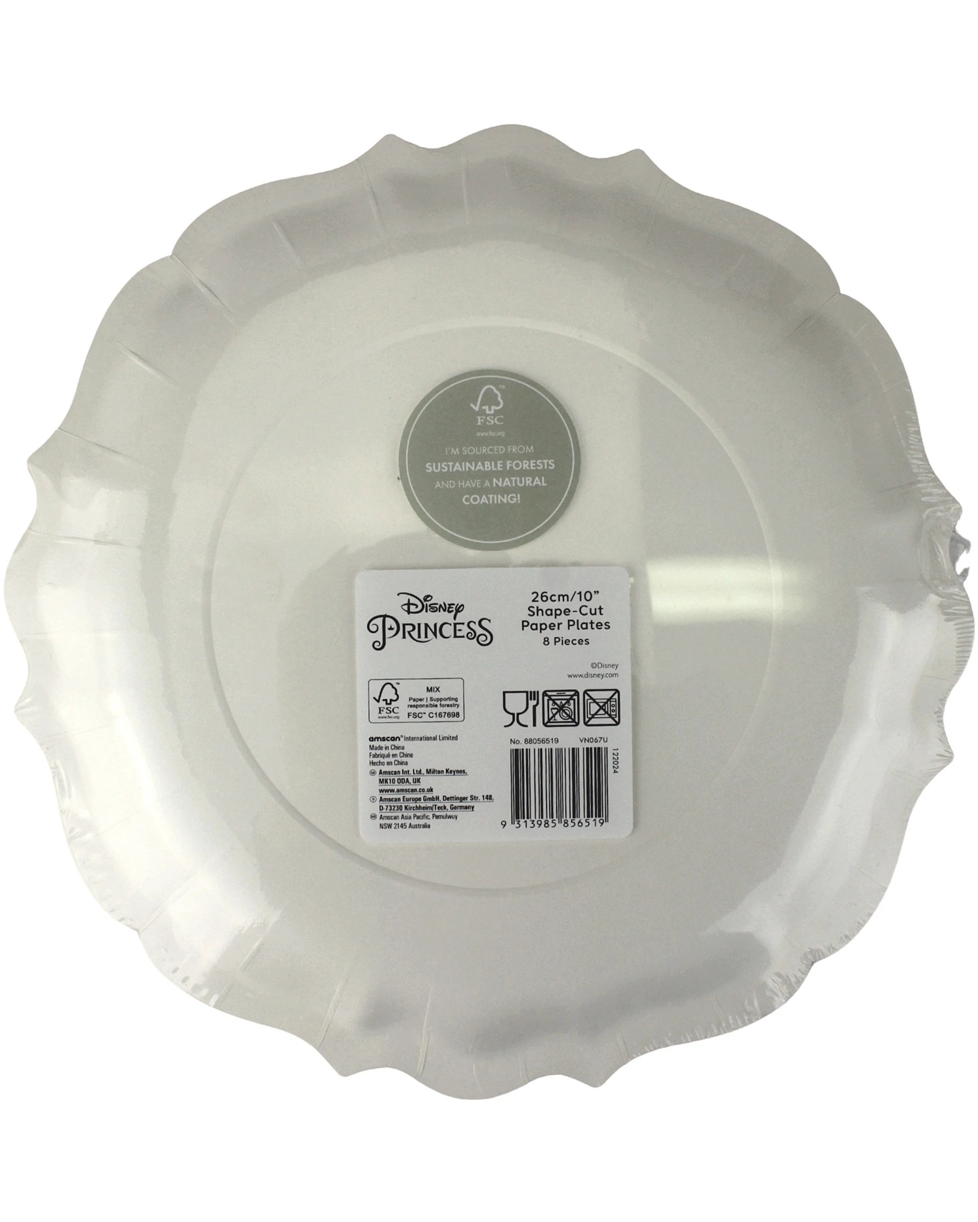 2 Disney Disney Princess Once Upon A Time Large Paper Plates Pack of 8, 2 of 2