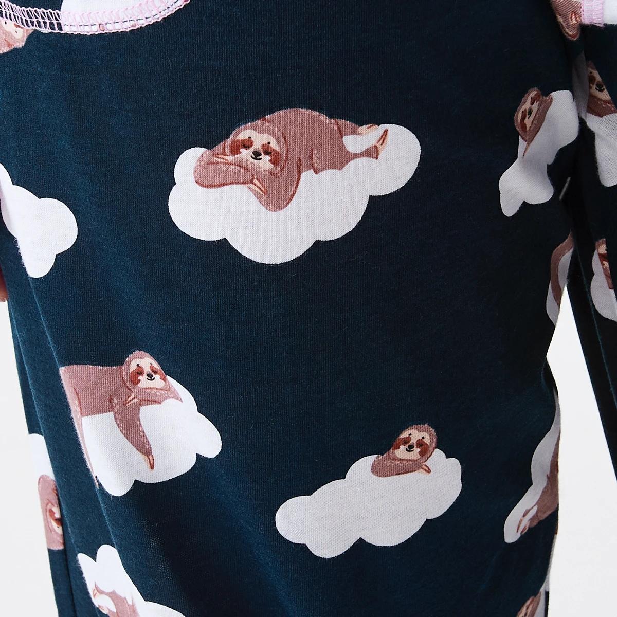 6 Cuffed Printed Pants Slep Sloth, 6 of 6